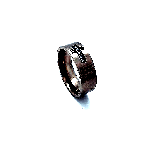 Gent's Ring Silver Titanium 4.92g (GJE003715) - Thumbnail 2