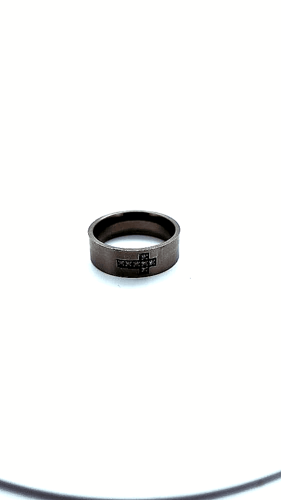 Gent's Ring Silver Titanium 4.92g (GJE003715) - Thumbnail 5
