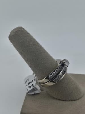 Lady's Diamond Wedding Band 19 Diamonds 2.30 Carat T.W. 14K White Go (GJE003766) - Thumbnail 11