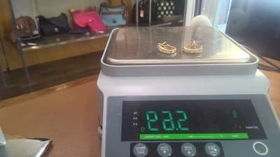 Gold-Diamond Earrings 36 Diamonds 2.16 Carat T.W. 14K Yellow Gold 5. (GJE003754) - Thumbnail 2