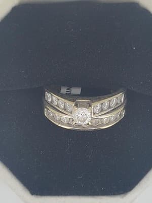 Lady's Diamond Wedding Band 19 Diamonds 2.30 Carat T.W. 14K White Go (GJE003766) - Thumbnail 4