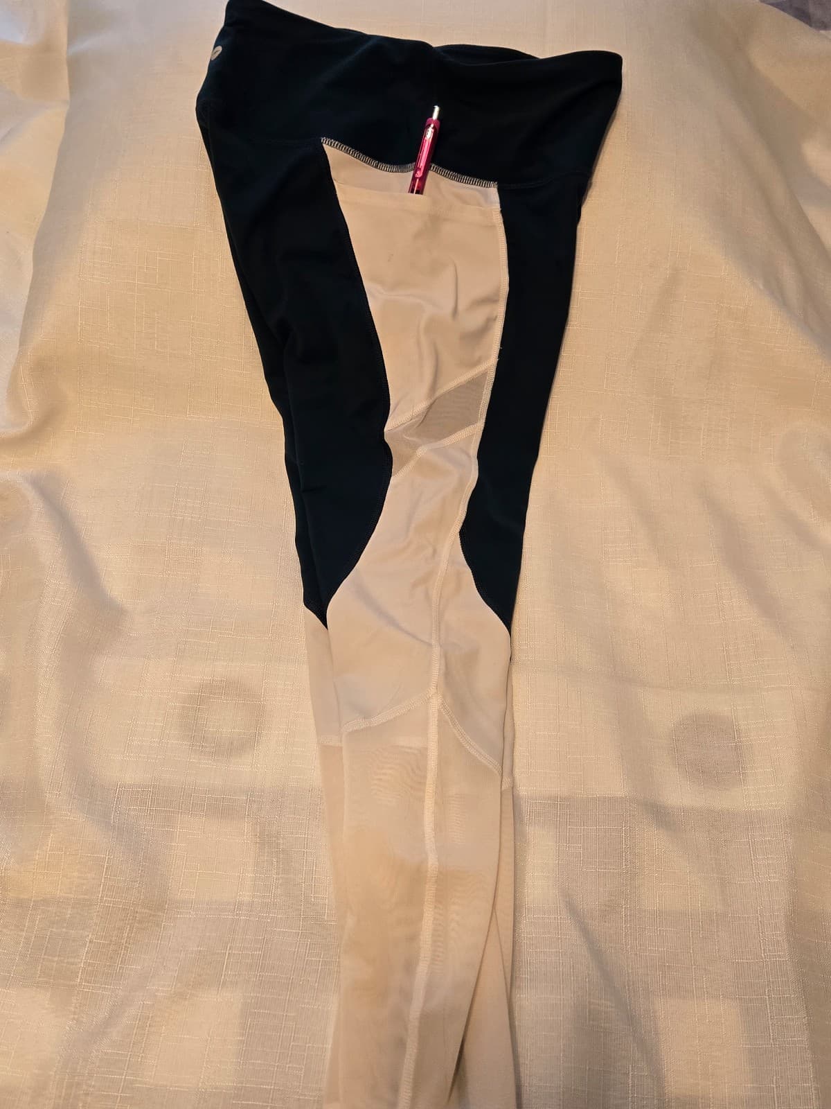 Avia Women's Athletic Leggings - Slate/Arctic White Size M, Item #1030 - Thumbnail 7