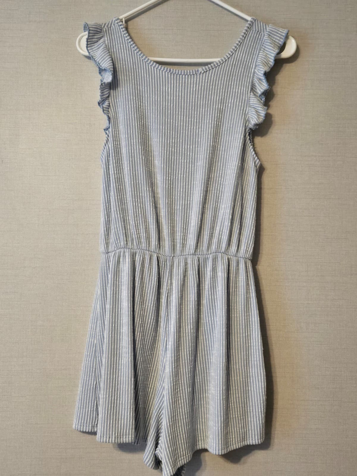 Caution to the Wind Striped Sleeveless Romper Size M, Item #1036 - Thumbnail 3