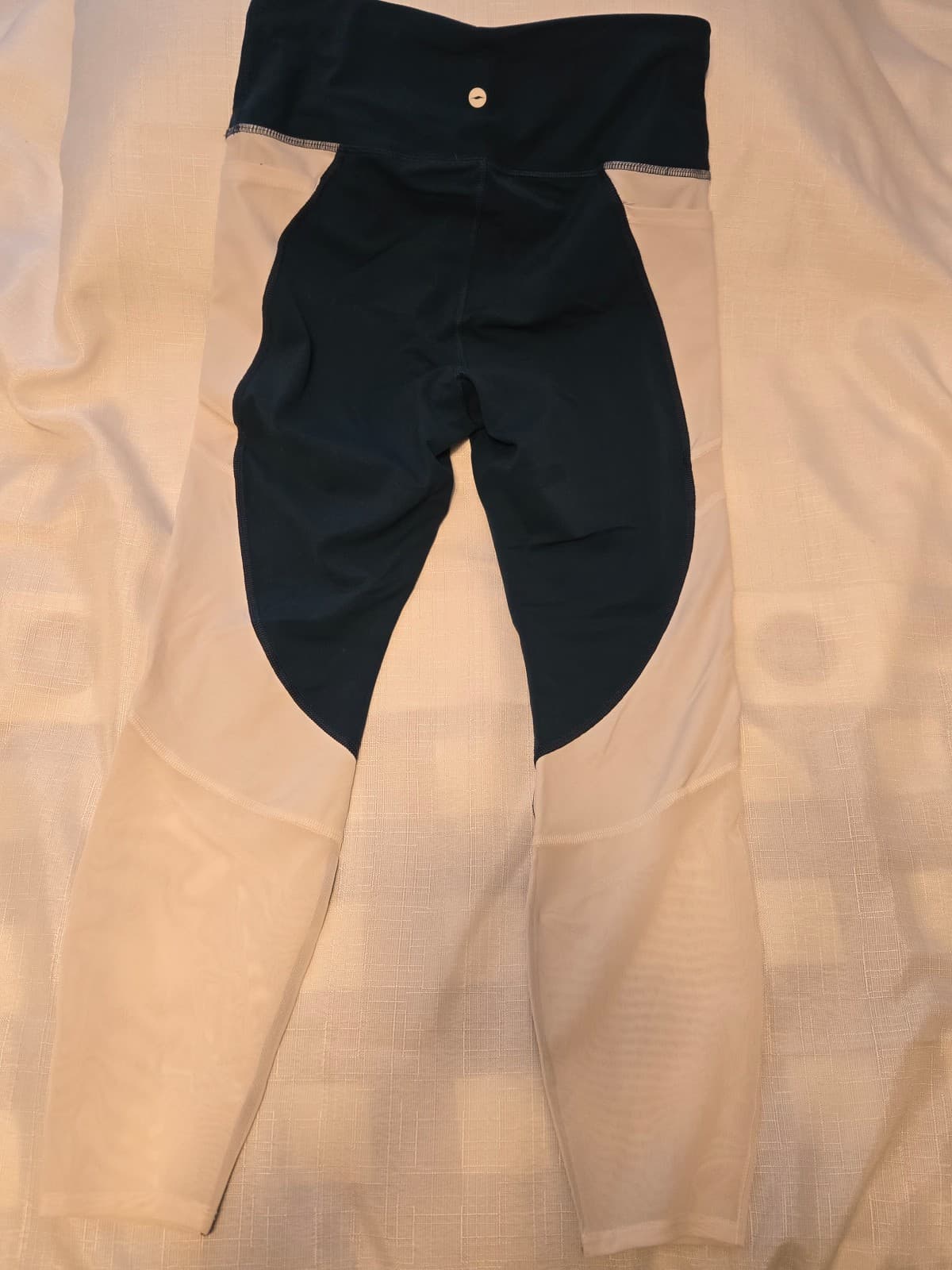 Avia Women's Athletic Leggings - Slate/Arctic White Size M, Item #1030 - Thumbnail 2