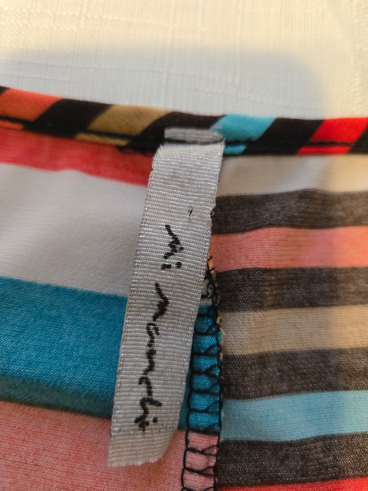 Mi Manchi Multicolor Striped Sleeveless Dress Size M, Item #1029 - Thumbnail 4