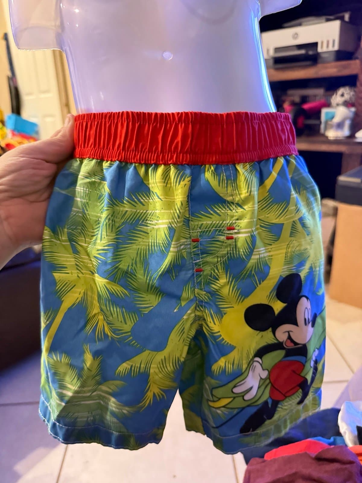 Disney Mickey Mouse Swim Trunks 2T