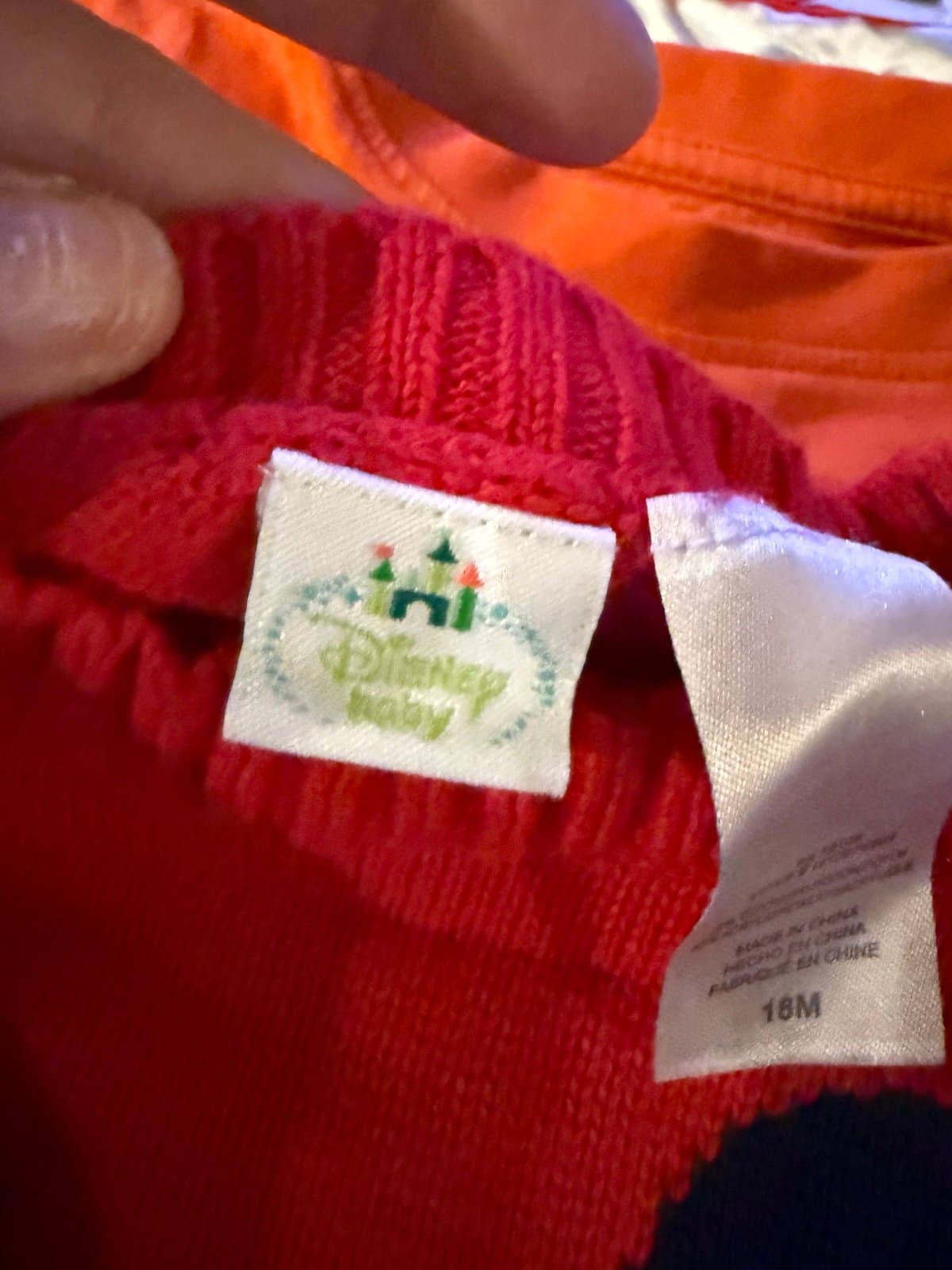 Disney Baby Mickey Mouse sweater 18M red