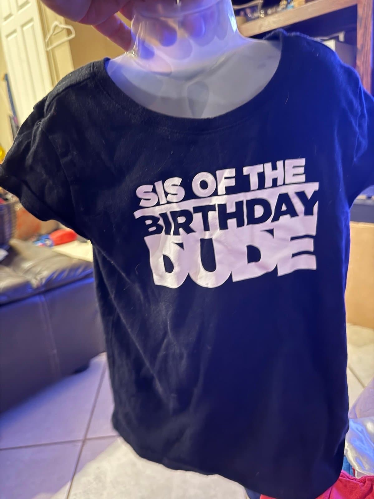 Sis of Birthday Dude T-shirt - The Children's Place S/P 5/6