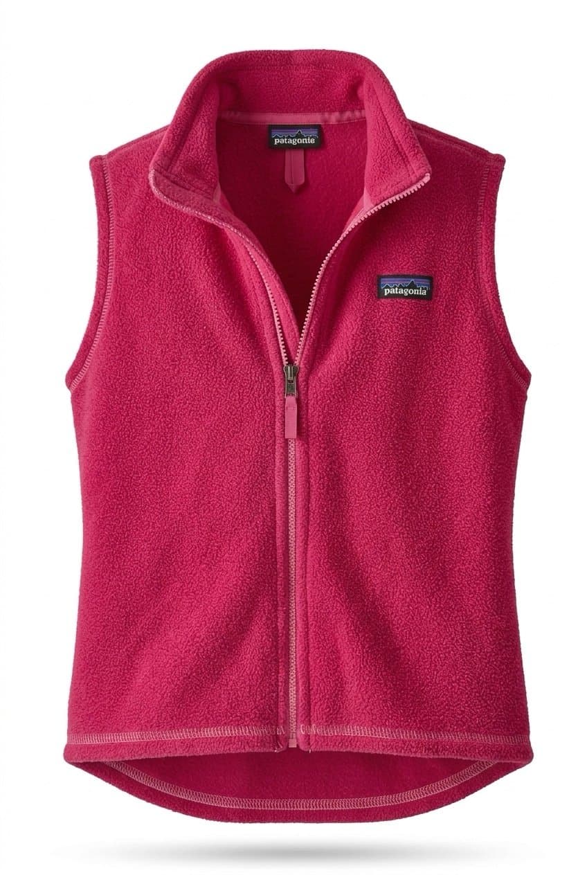 Patagonia Pink Fleece Vest 4T