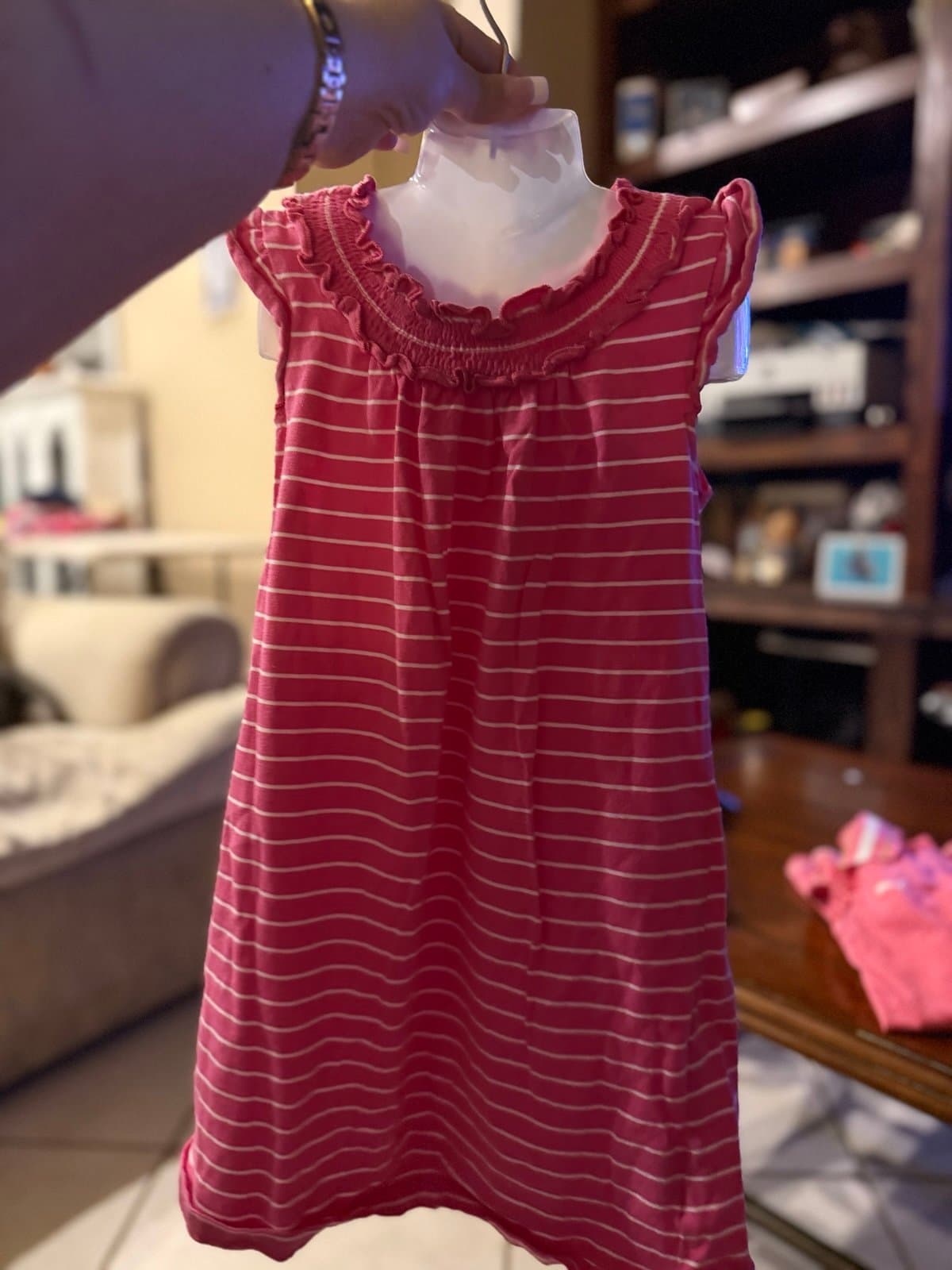 d.e.s.s.e.d Pink Striped Dress Size 5
