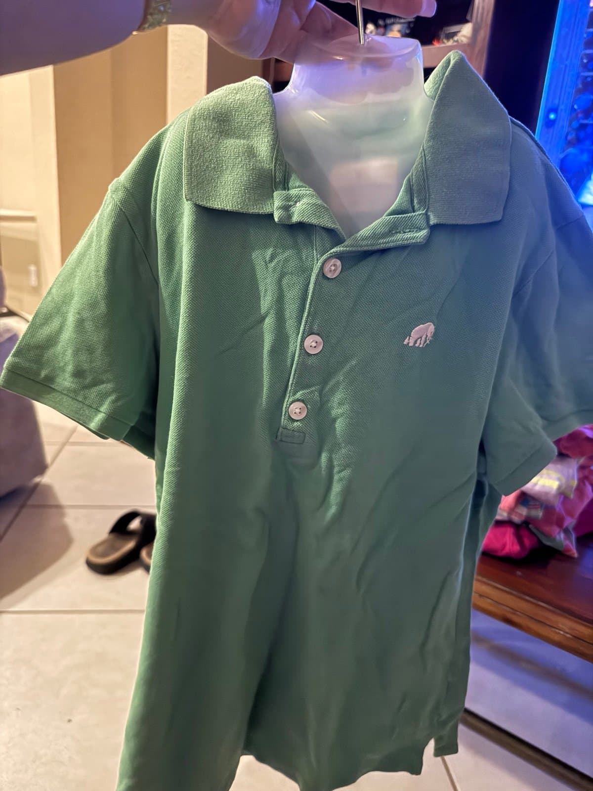 Banana Republic Green Polo Shirt Small