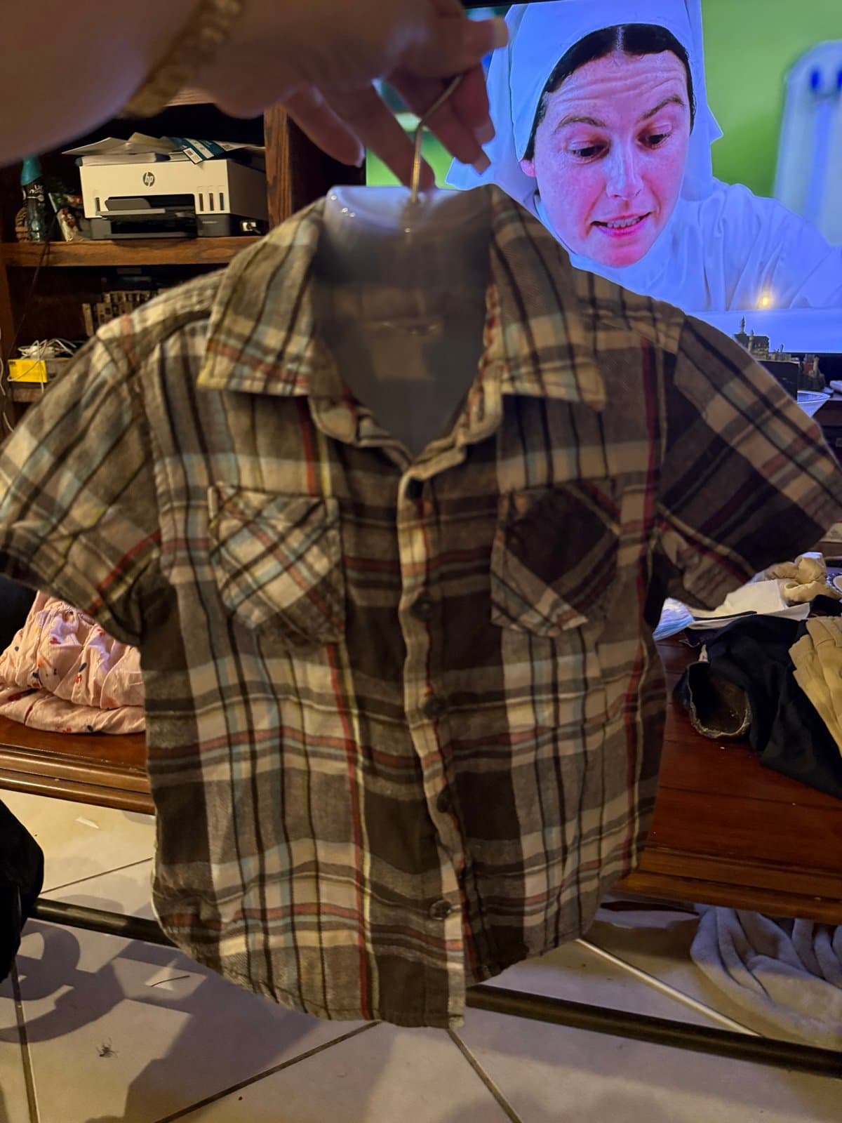 Cherokee 2T Plaid Short Sleeve Shirt