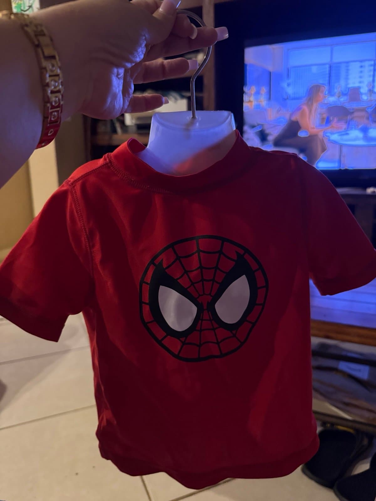Marvel Spider-Man Red Rashguard 18-24M