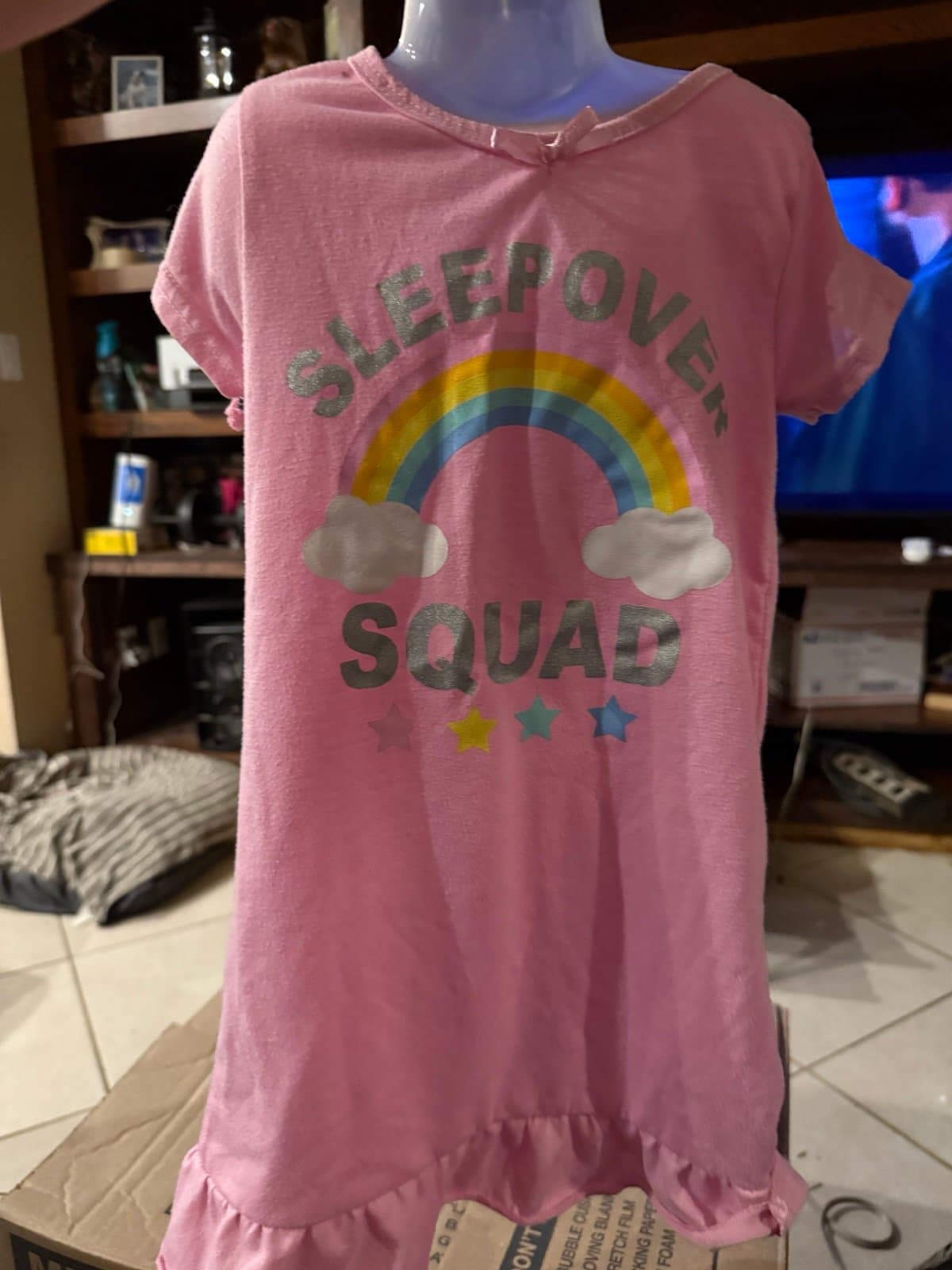 Sweet & Sassy Sleepover Squad Nightgown Size 4