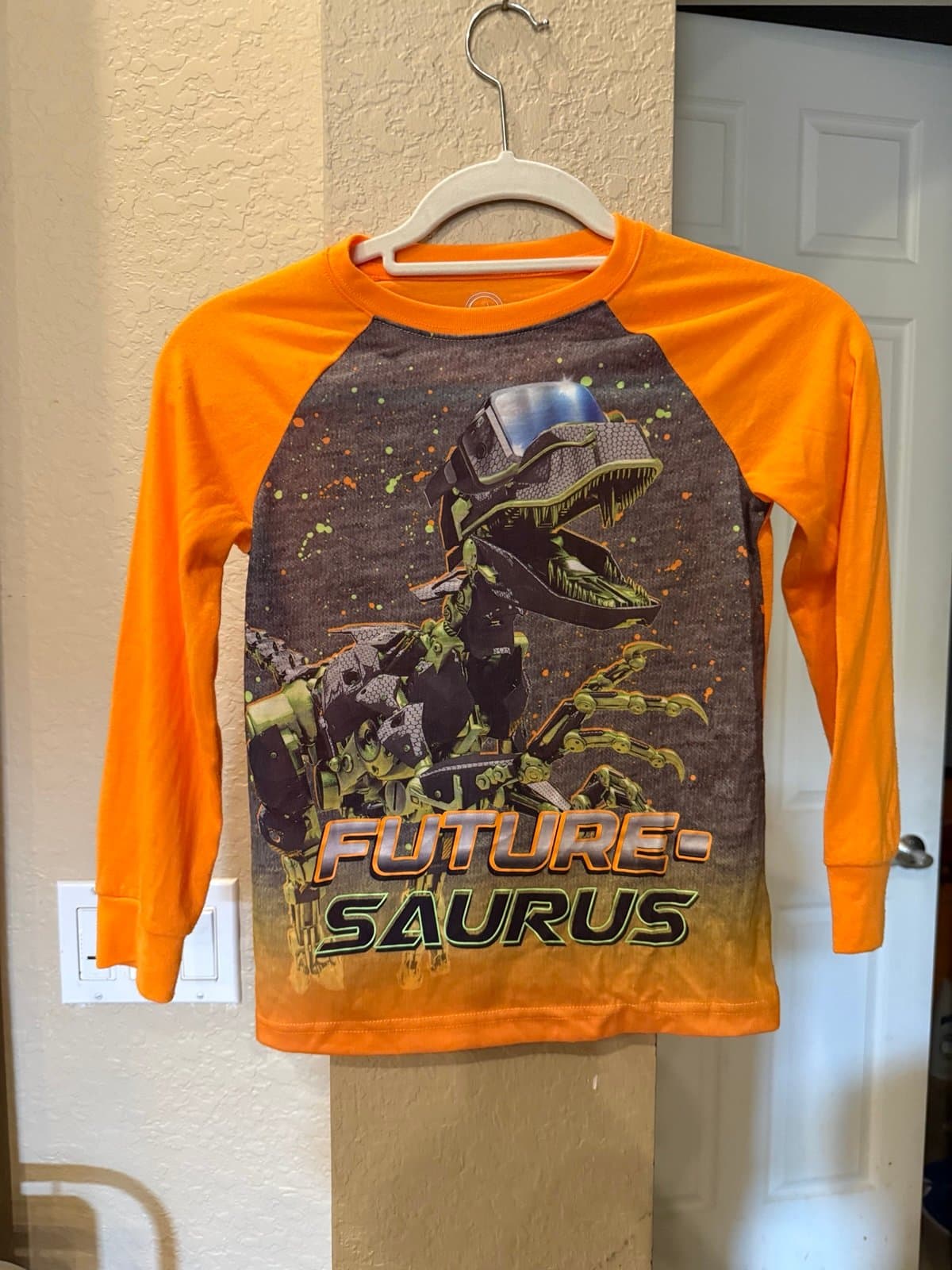 Wonder Nation Future-Saurus Robotic Dinosaur Long Sleeve Shirt M (8)