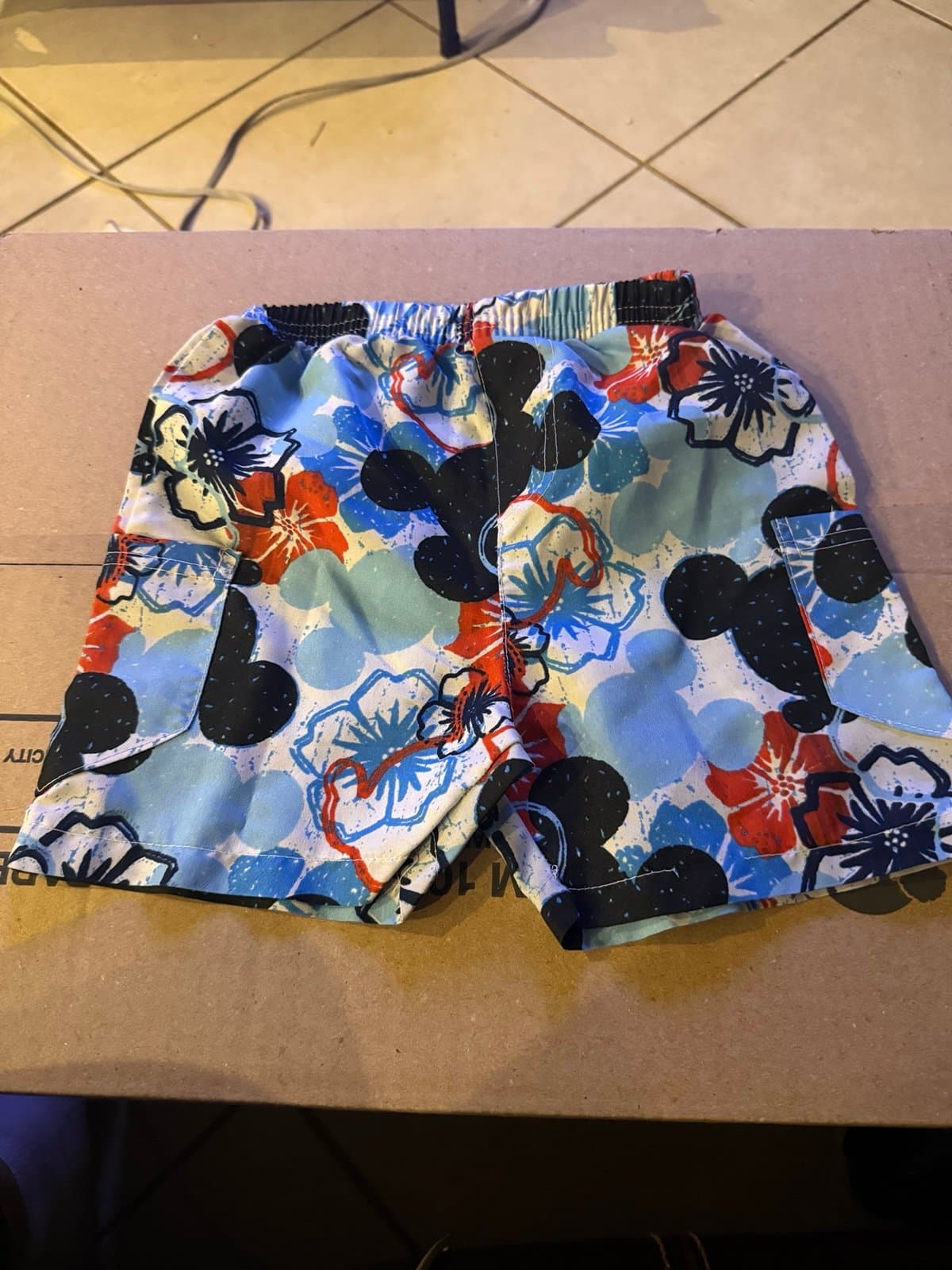 Disney Mickey Mouse Floral Shorts 24 Months