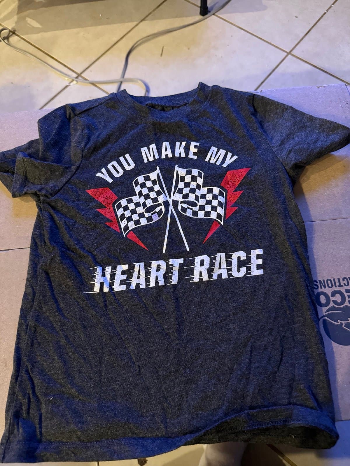 Old Navy 5T 'You Make My Heart Race' T-shirt