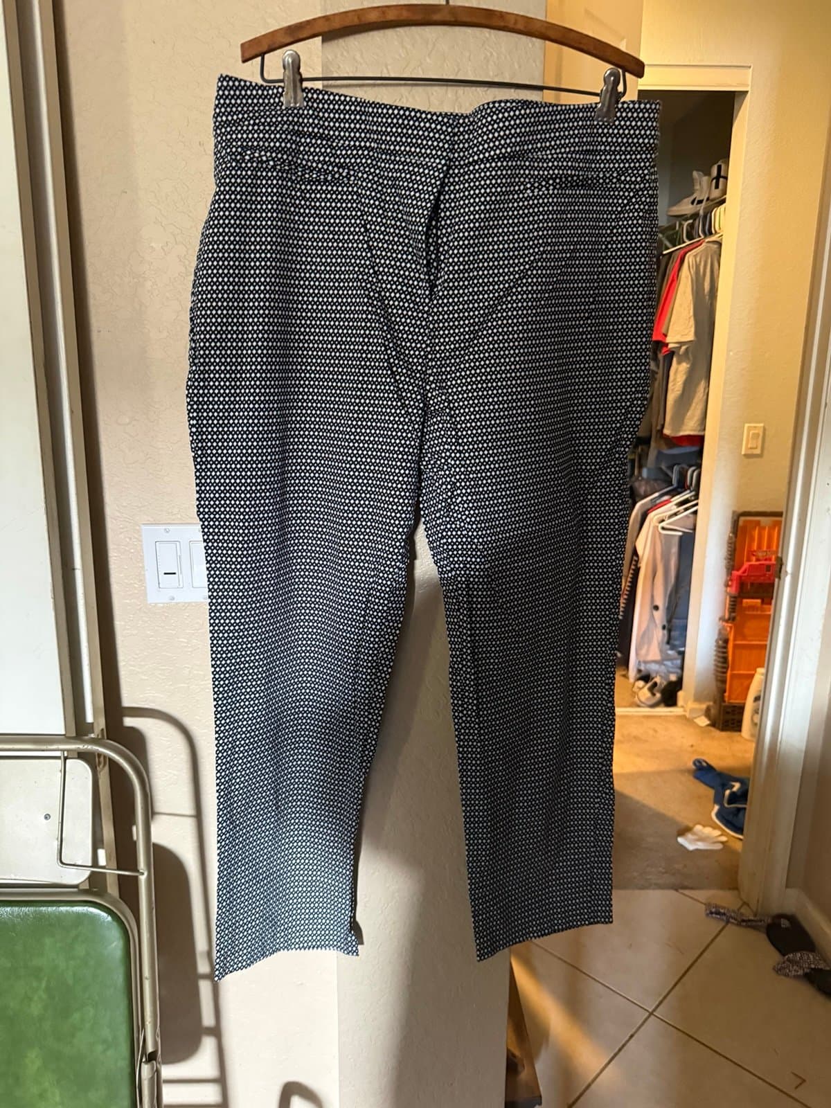 Covington Pants Black White Geometric
