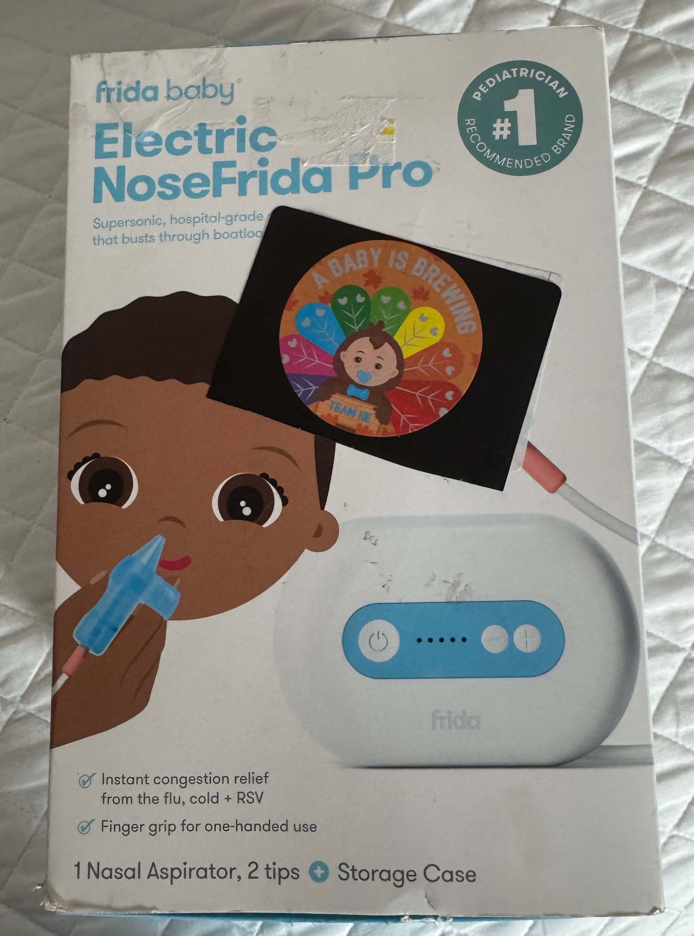 Frida Baby Gift Basket Bundle - NoseFrida Pro, Sound Machine, Hands-Free Rocker + Basket Kit - Thumbnail 9
