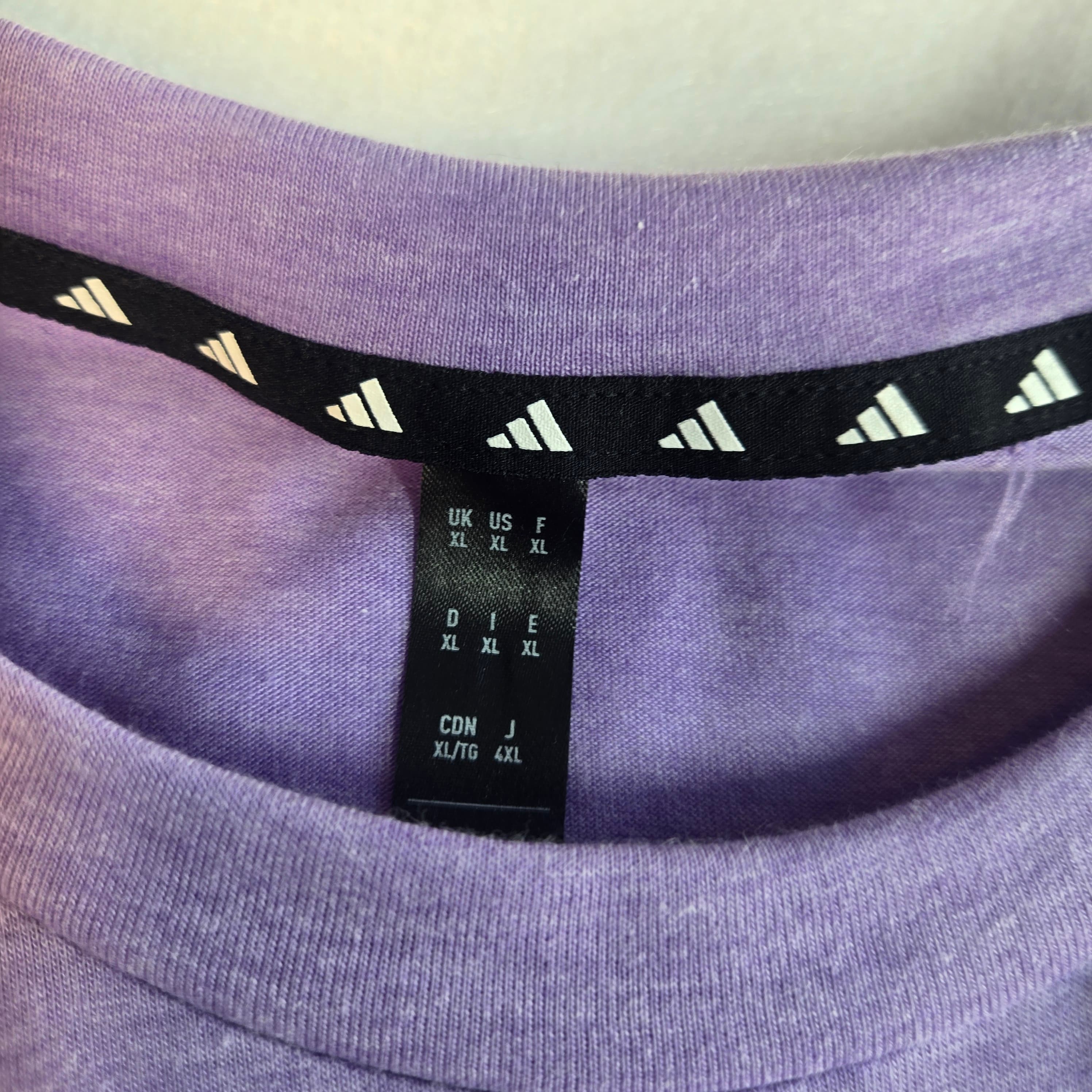 Adidas Purple T-Shirt XL - Thumbnail 3