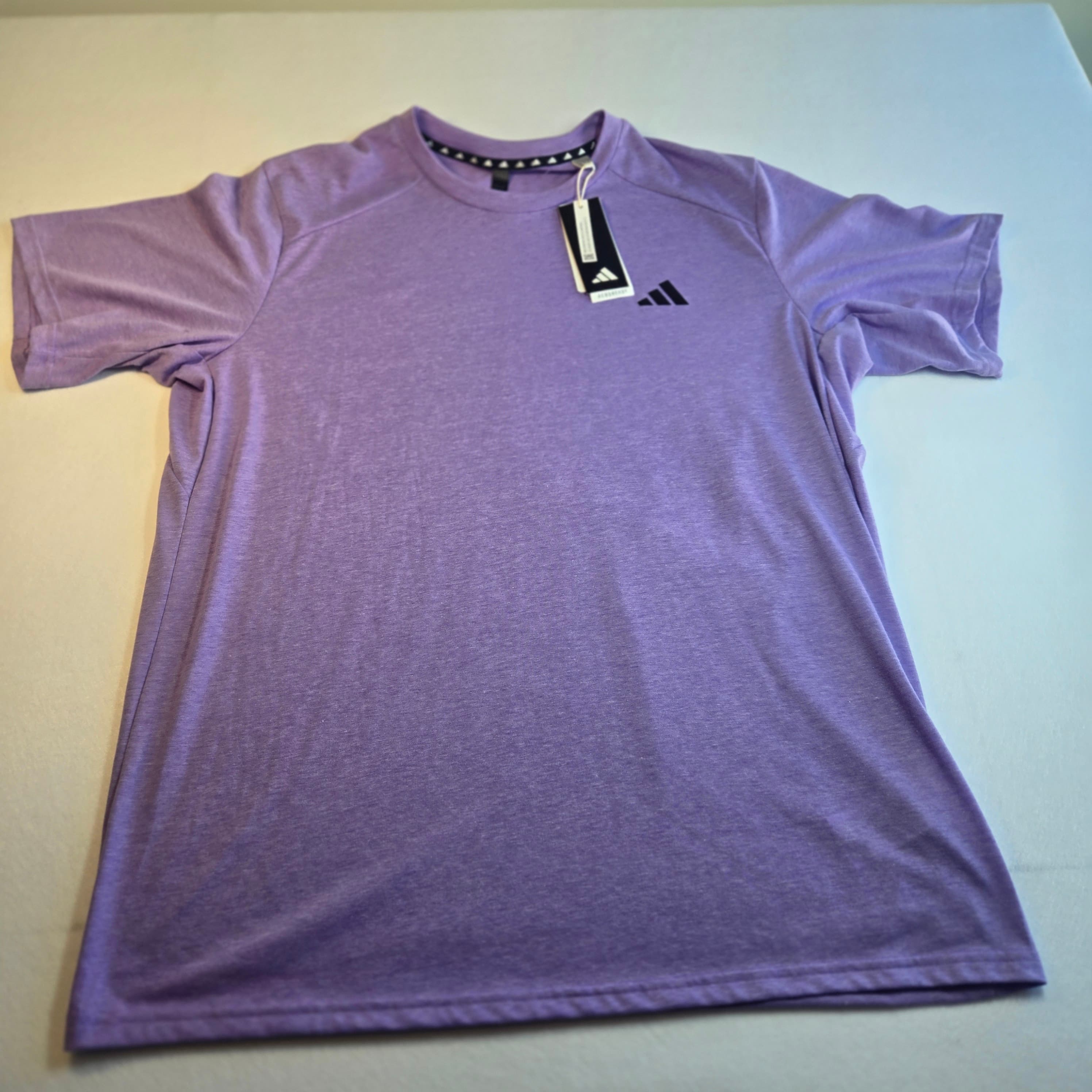 Adidas Purple T-Shirt XL - Thumbnail 4