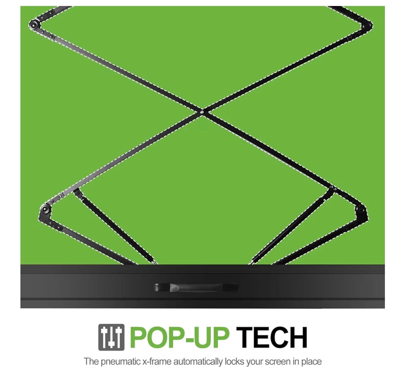 78.7” x 90” Large Collapsible Green Screen - Chroma Key Backdrop - Thumbnail 3