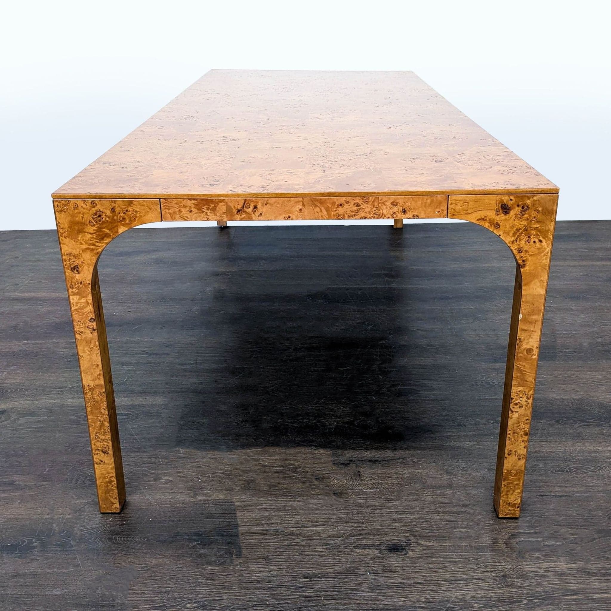 CB2 Burlwood Veneer Dining Table - Thumbnail 6