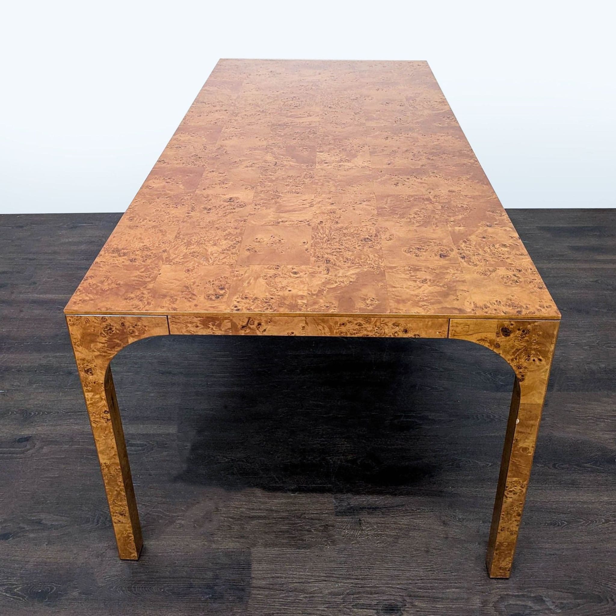 CB2 Burlwood Veneer Dining Table - Thumbnail 5