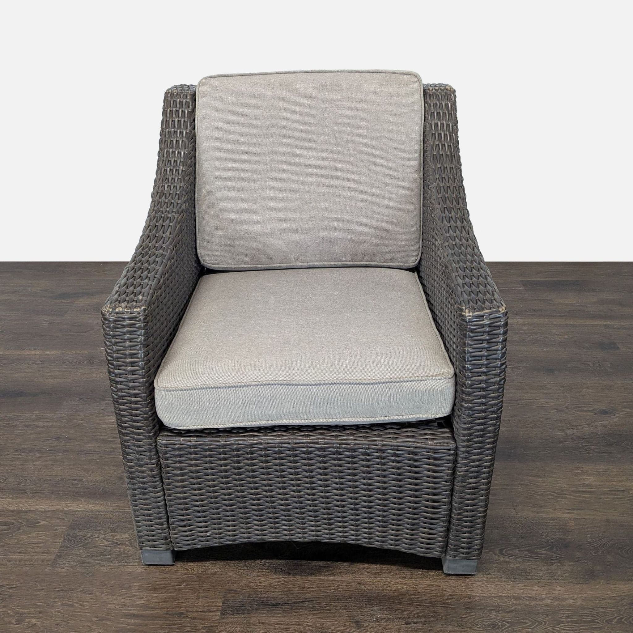 Threshold All-Weather Wicker Outdoor Lounge Chair - Thumbnail 9