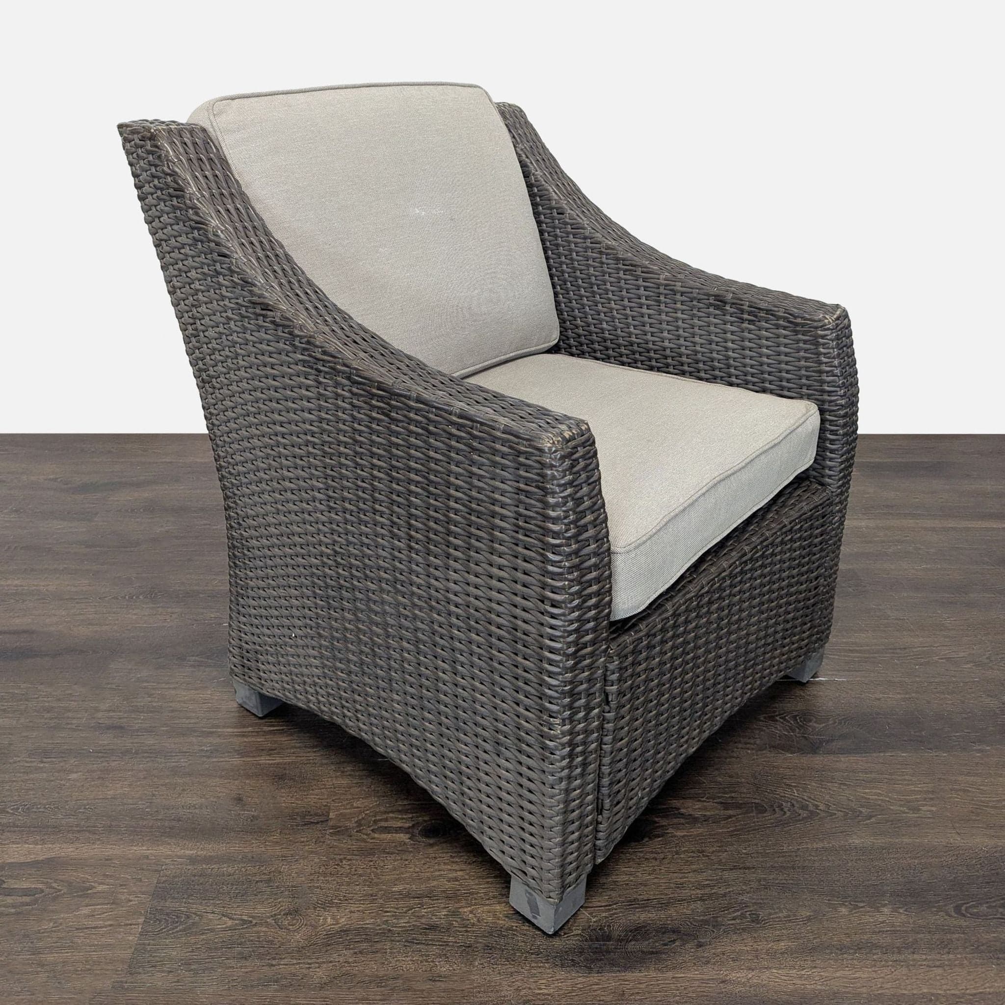 Threshold All-Weather Wicker Outdoor Lounge Chair - Thumbnail 2