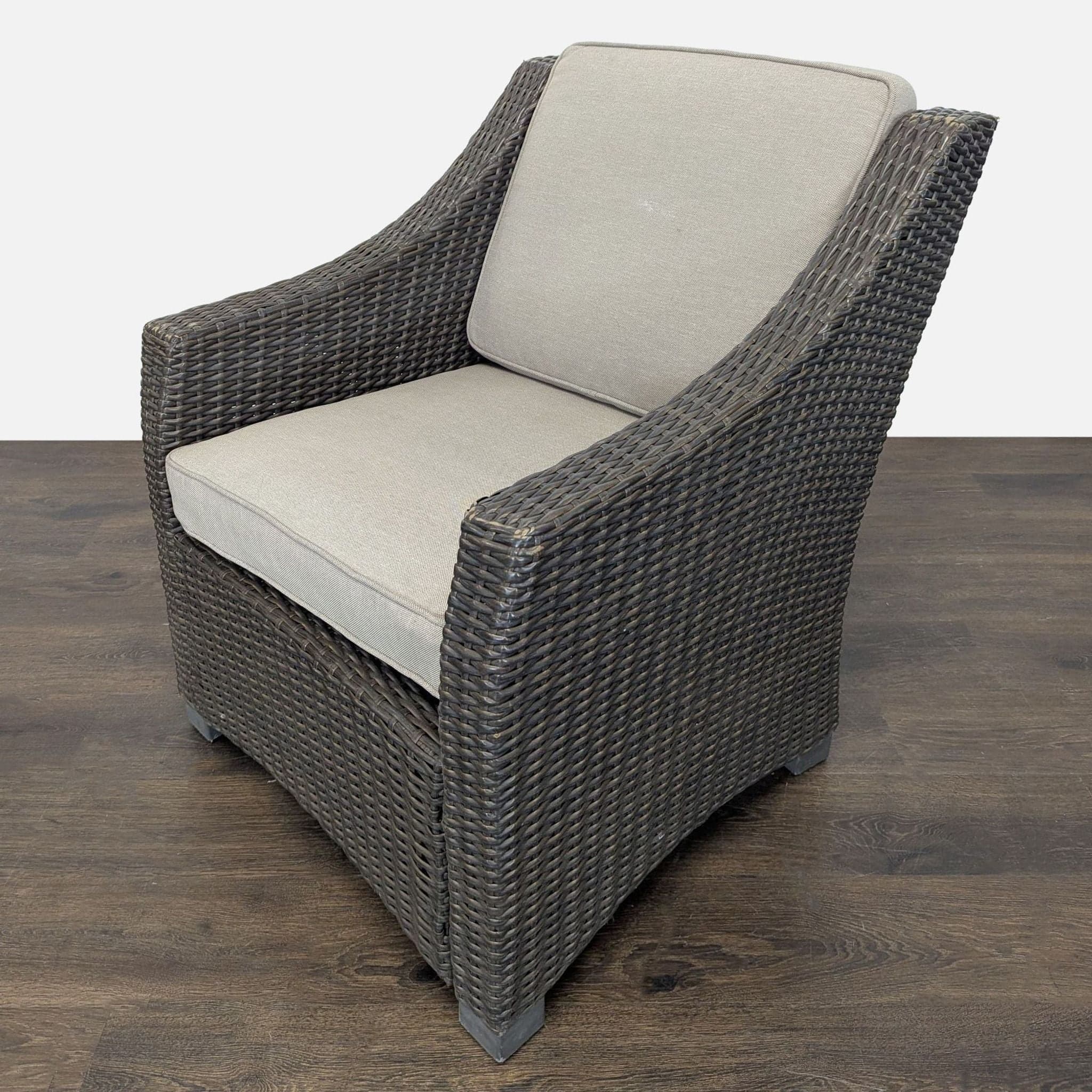 Threshold All-Weather Wicker Outdoor Lounge Chair - Thumbnail 10