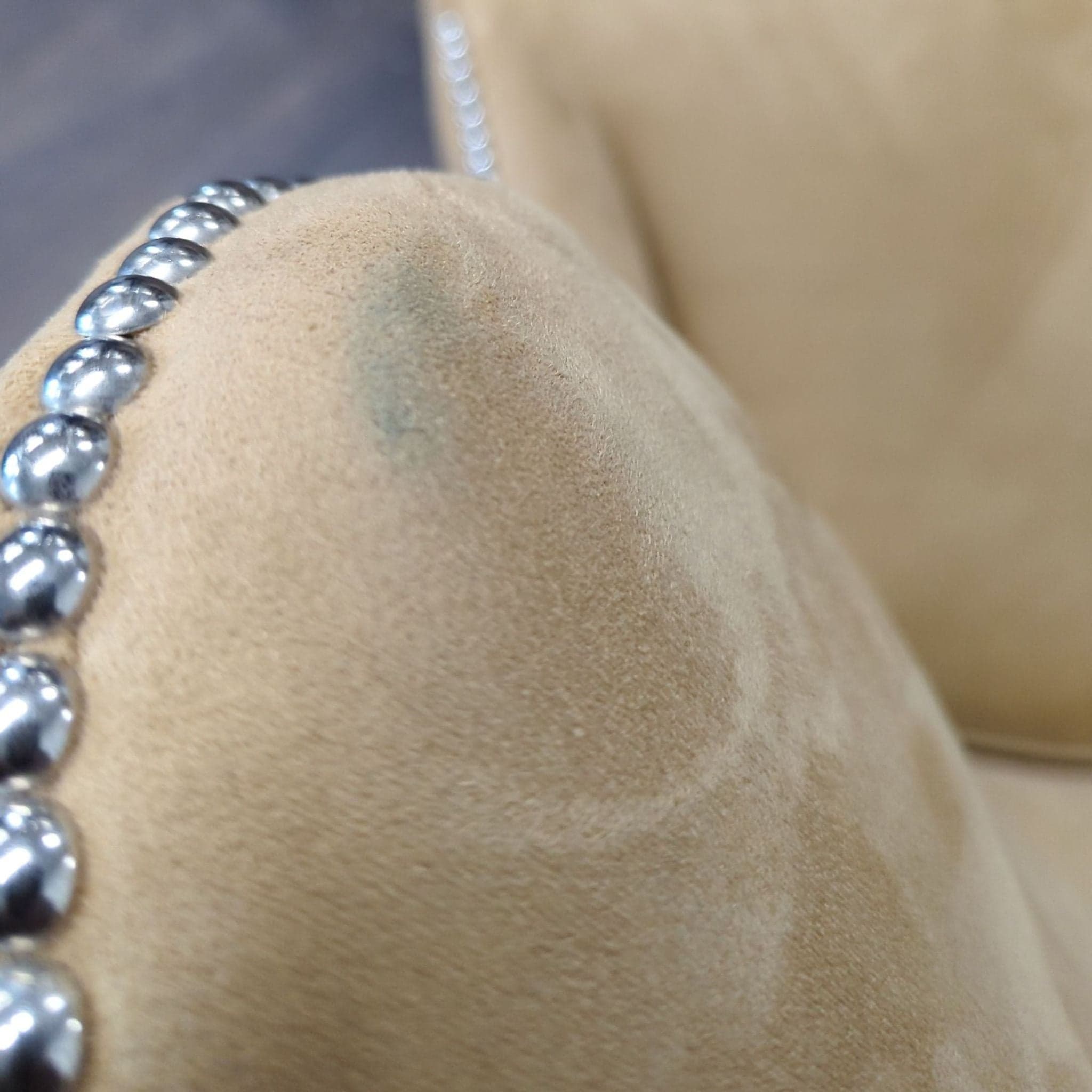 Williams Sonoma Home Tan Lounge Chair with Nailhead Trim - Thumbnail 6