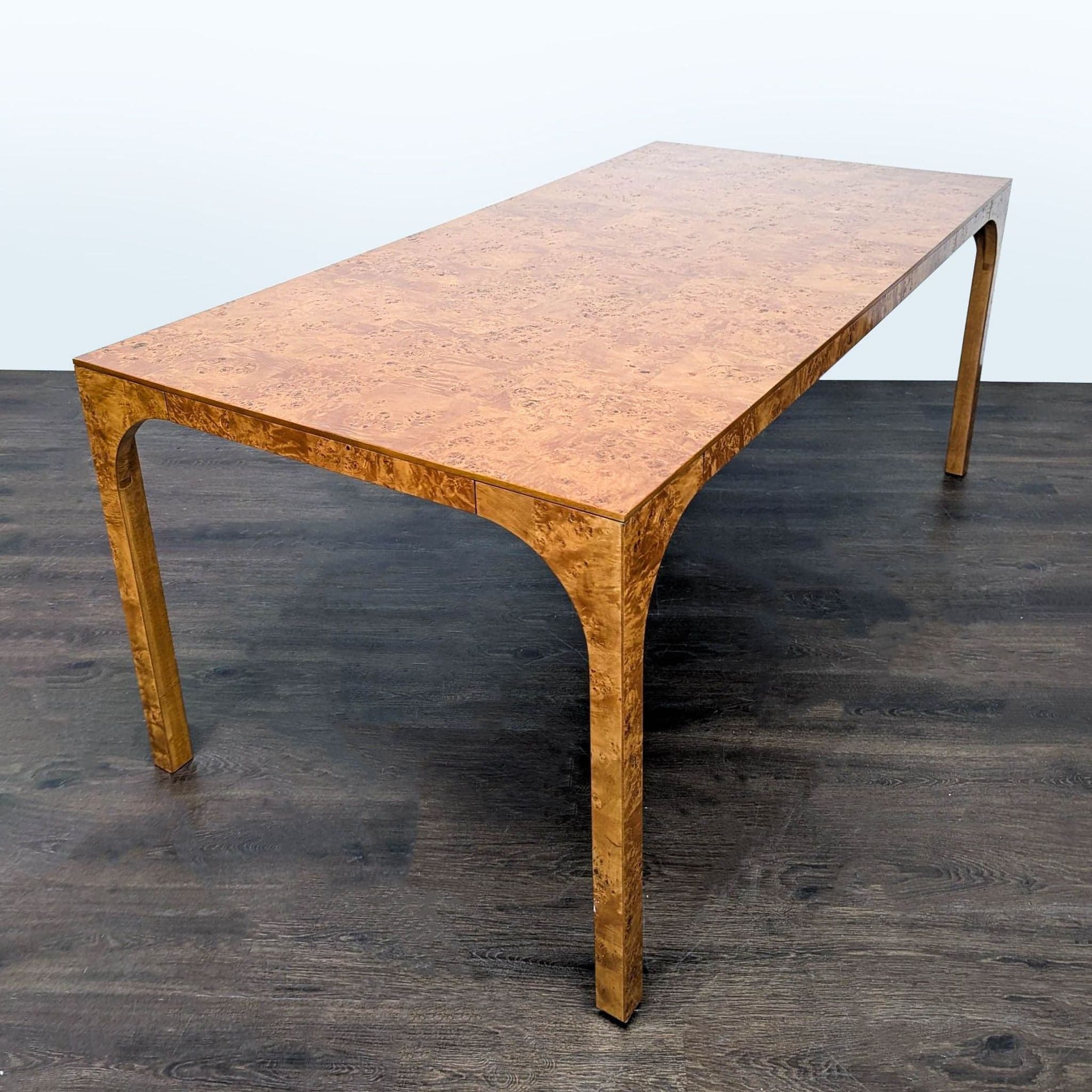 CB2 Burlwood Veneer Dining Table - Thumbnail 2