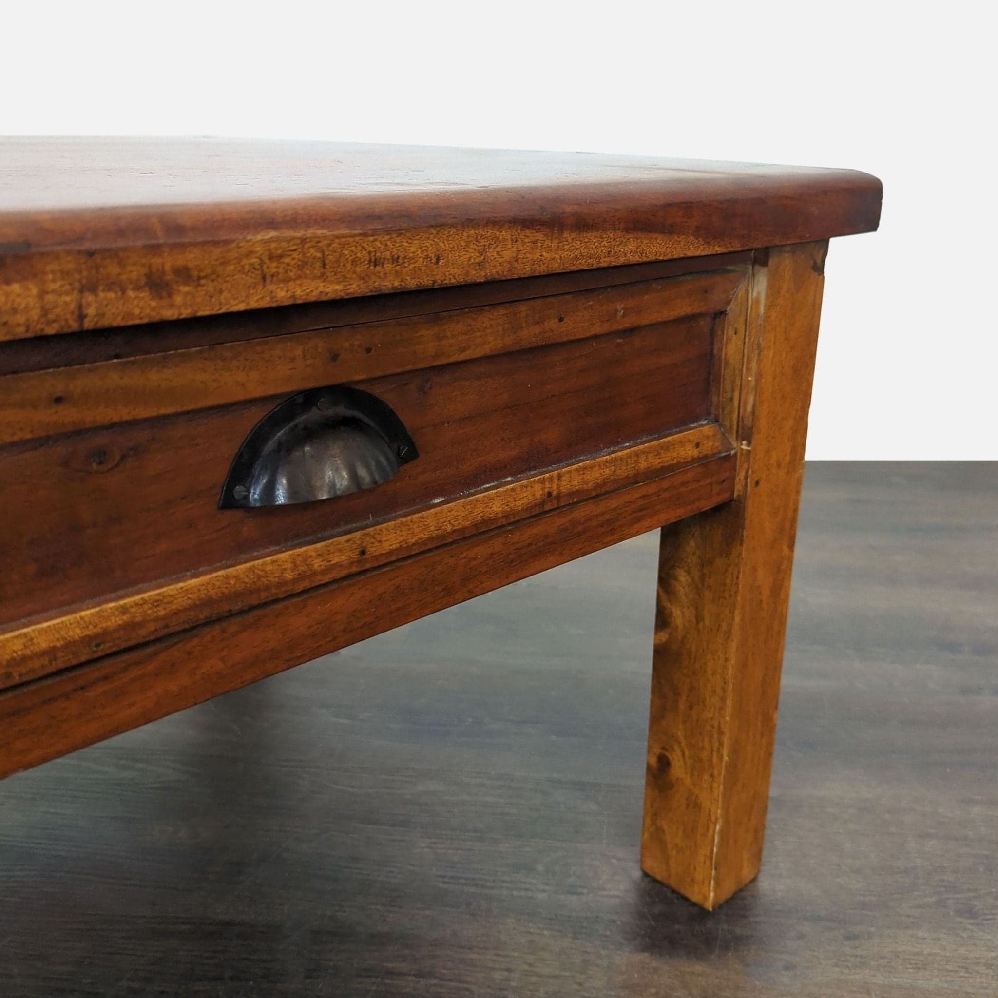 Rustic Two Drawer Coffee Table - Thumbnail 4