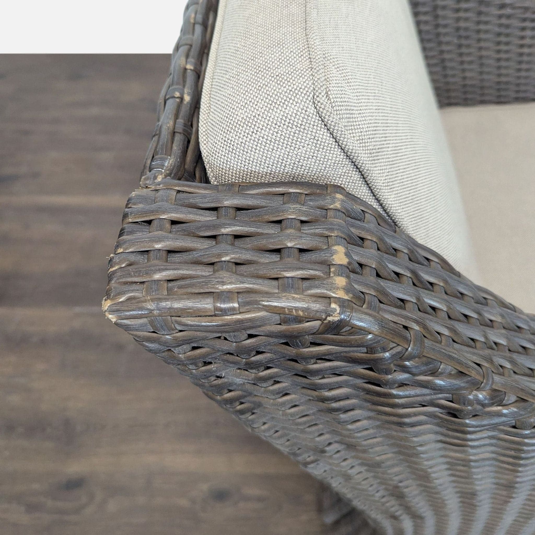 Threshold All-Weather Wicker Outdoor Lounge Chair - Thumbnail 4
