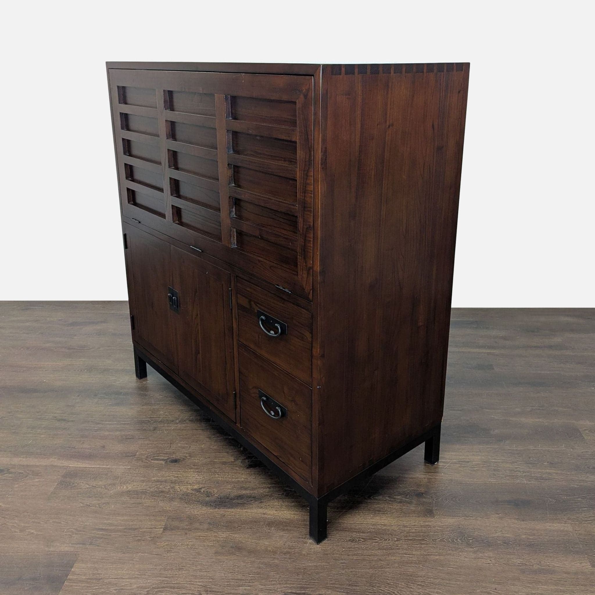 Room & Board by Maria Yee Sukiya Solid Wood Secretary Desk with Storage - Thumbnail 7