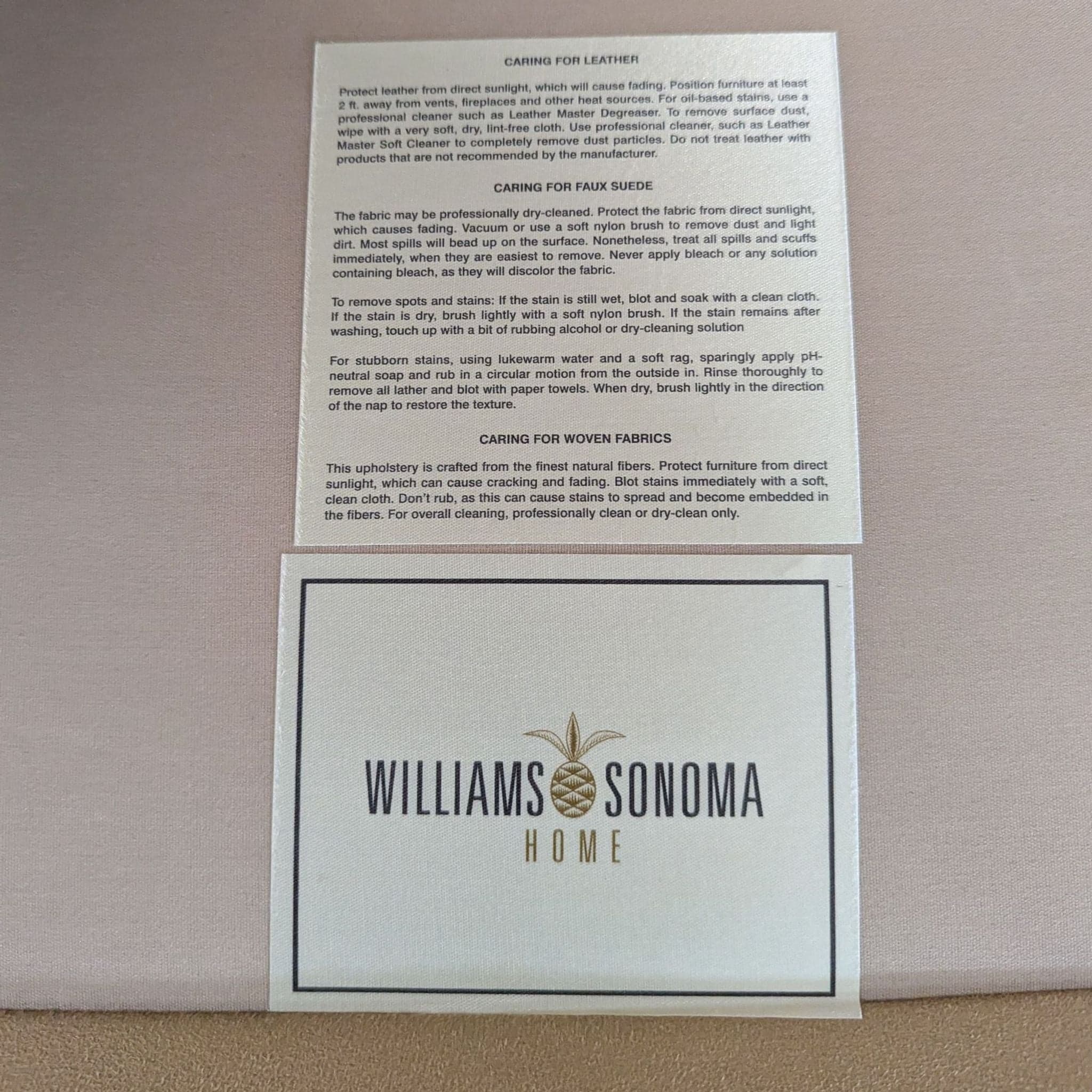 Williams Sonoma Home Tan Lounge Chair with Nailhead Trim - Thumbnail 5