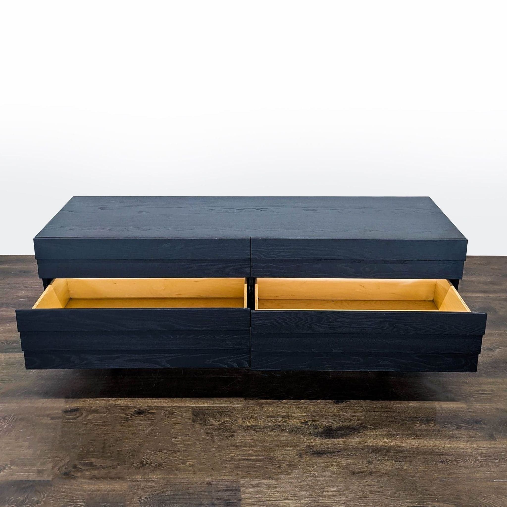 Blu Dot Lap Modern Black 6-Drawer Dresser with Sleek Horizontal Design - Thumbnail 5