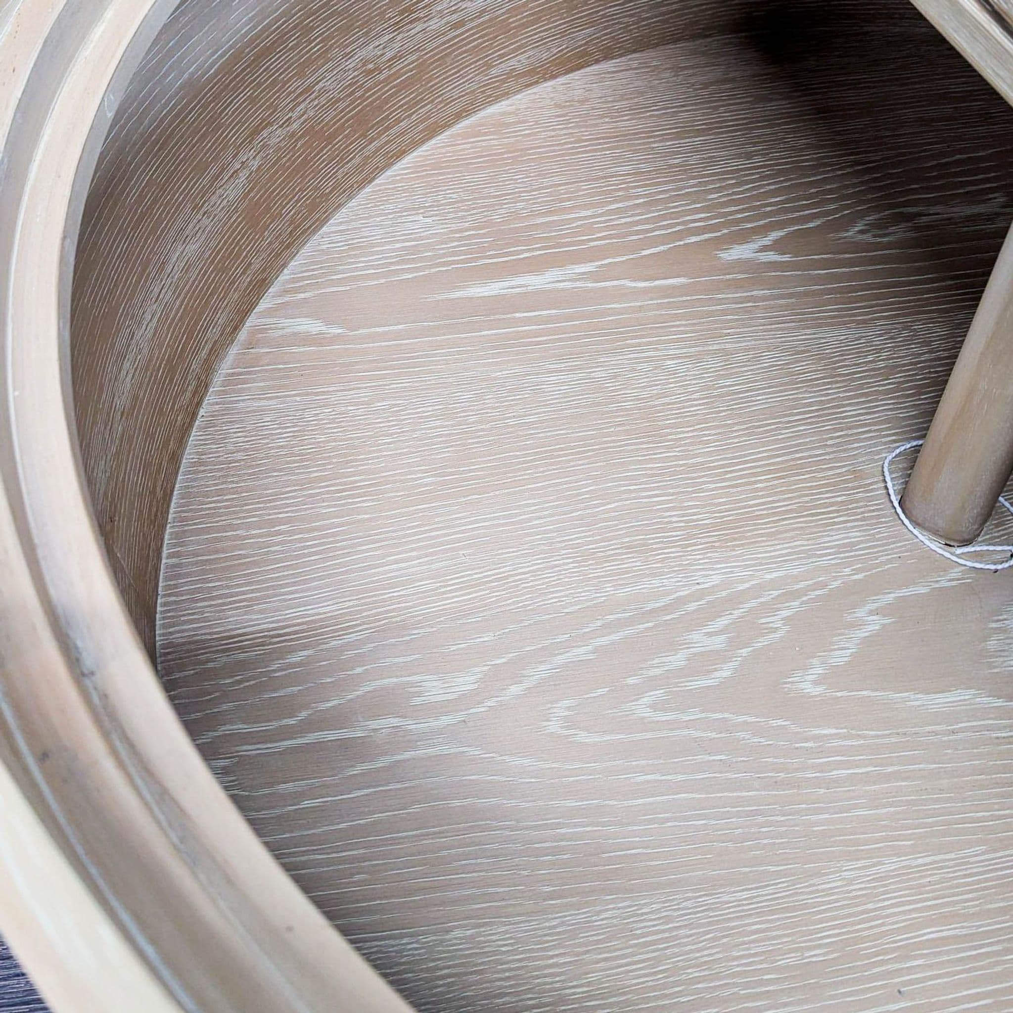 West Elm Volume Round Storage Drum Coffee Table - Thumbnail 6
