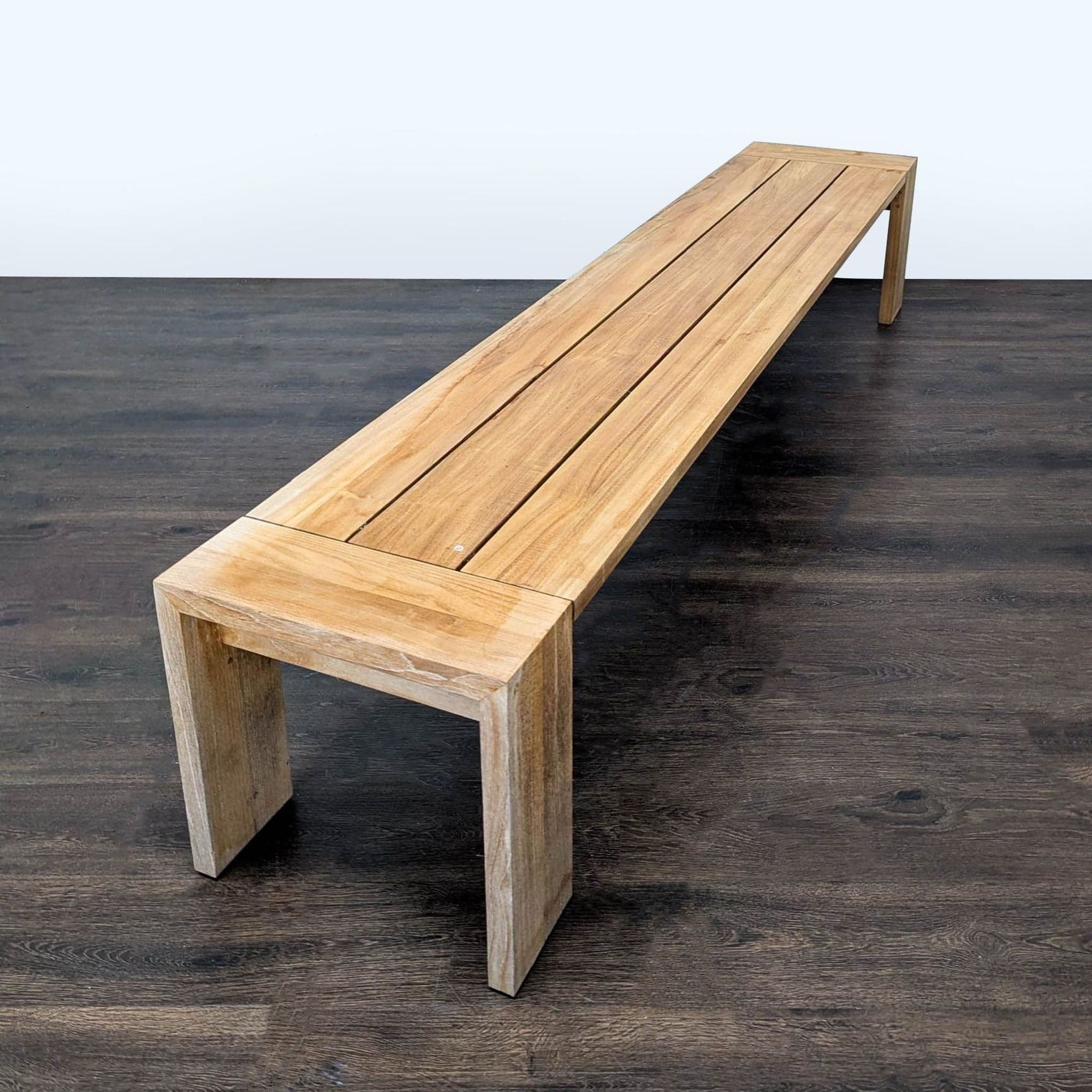 Restoration Hardware Marbella Teak Bench - Thumbnail 3