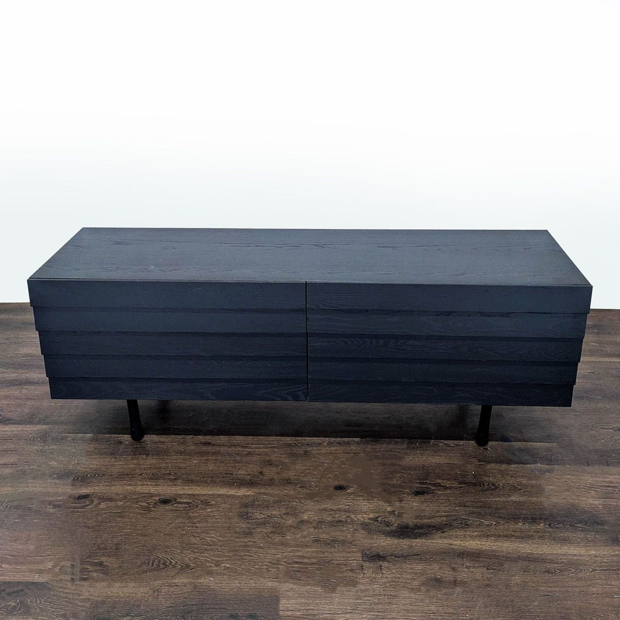 Blu Dot Lap Modern Black 6-Drawer Dresser with Sleek Horizontal Design - Thumbnail 3