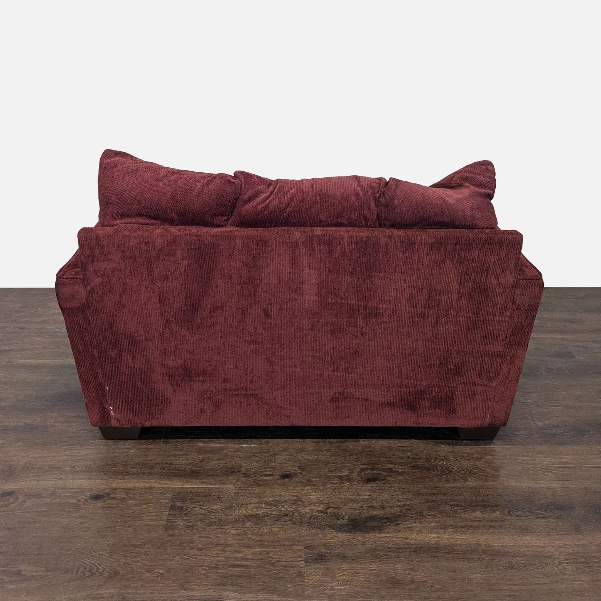 Ashley Furniture Stairatt Burgundy Loveseat – Plush and Comfortable Seating - Thumbnail 6