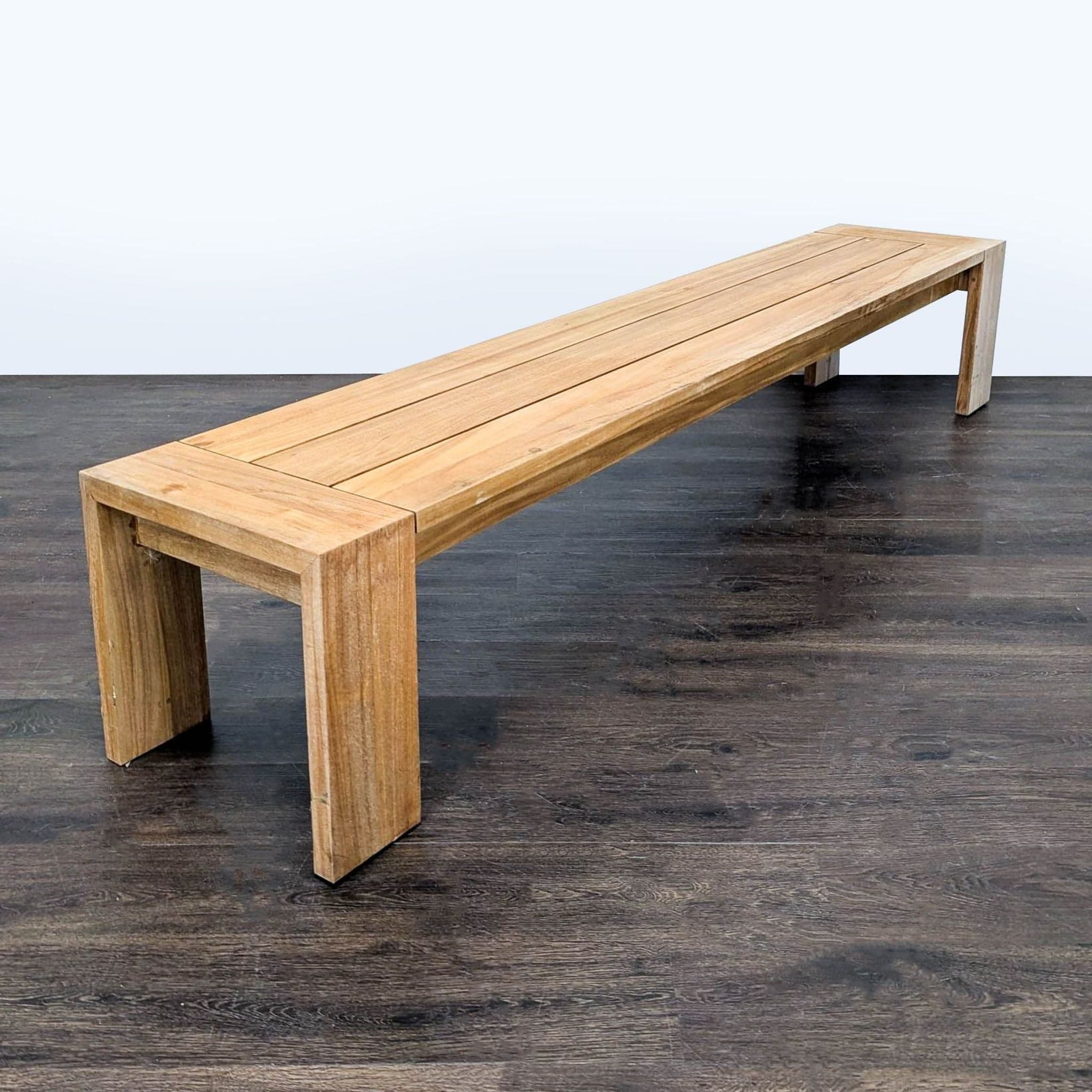 Restoration Hardware Marbella Teak Bench - Thumbnail 2
