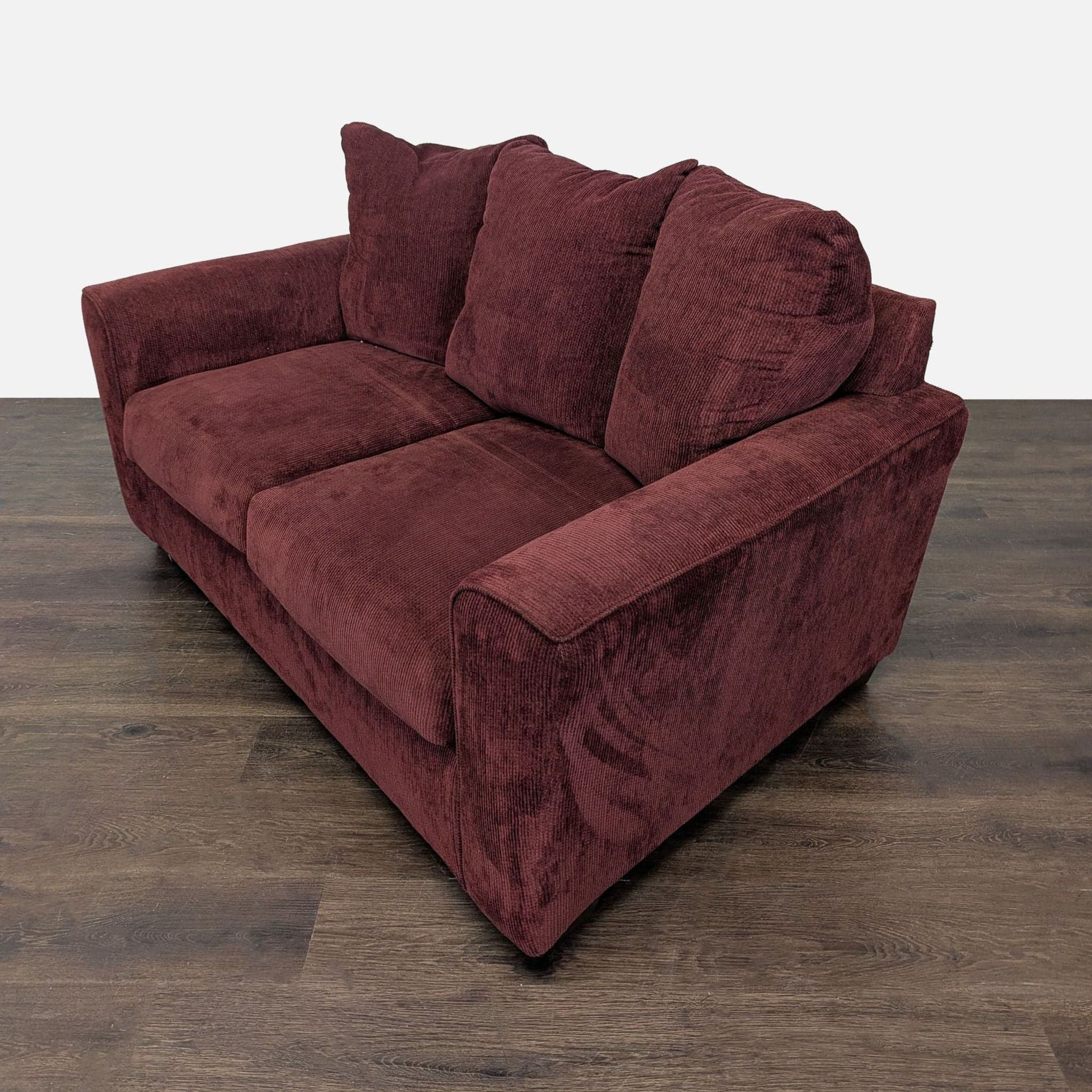 Ashley Furniture Stairatt Burgundy Loveseat – Plush and Comfortable Seating - Thumbnail 5
