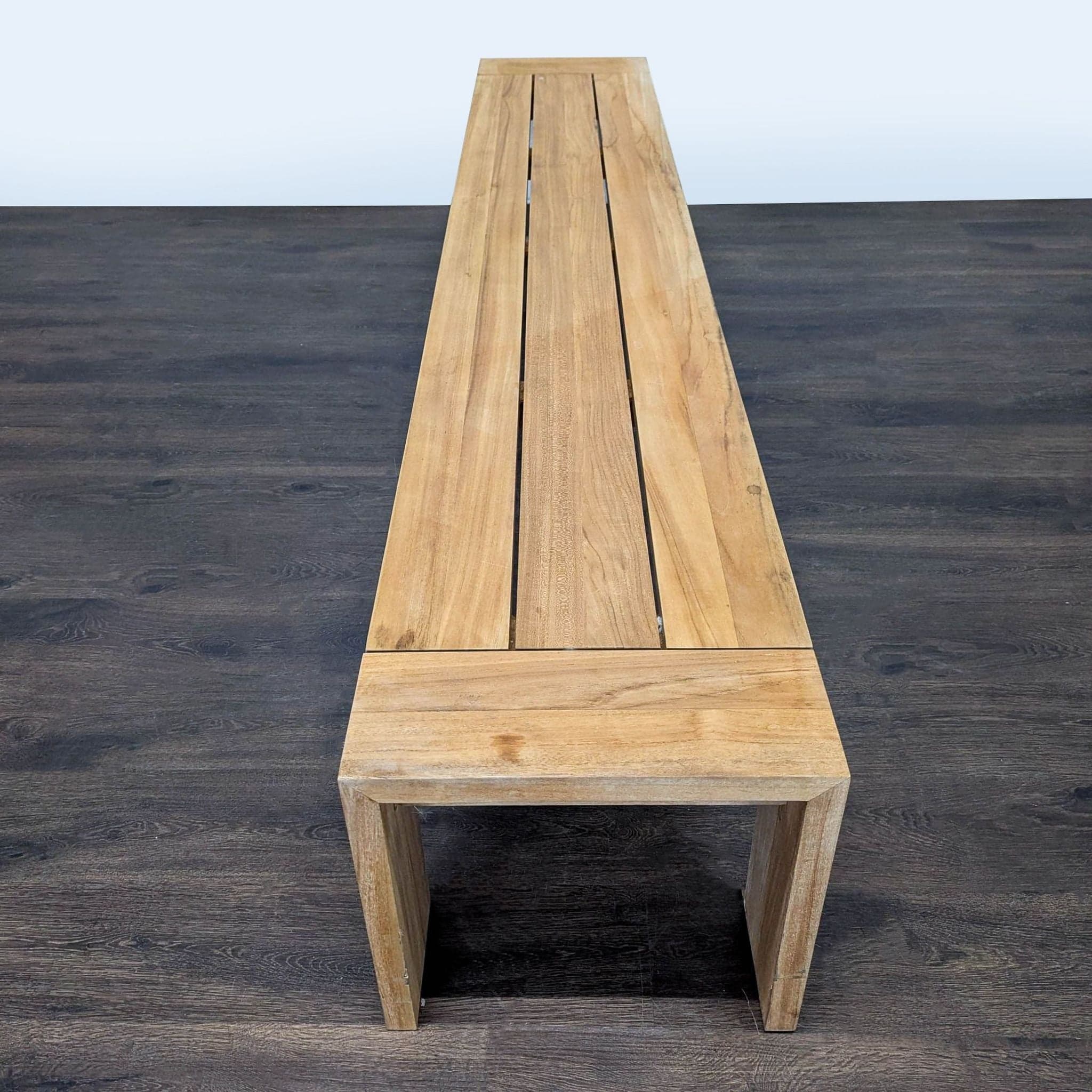 Restoration Hardware Marbella Teak Bench - Thumbnail 5