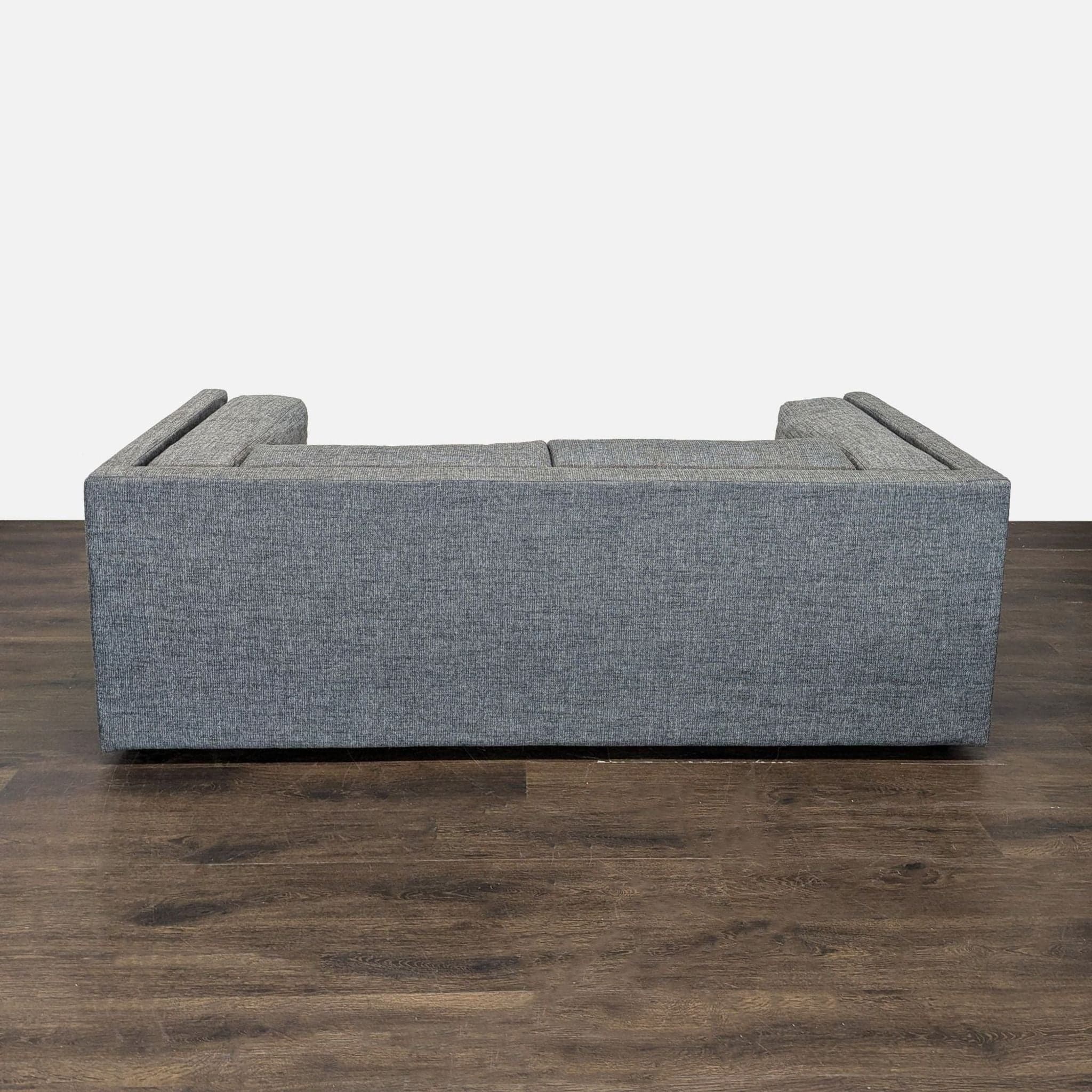 CB2 Bolla Modern Grey 3-Seat Sofa - Thumbnail 8