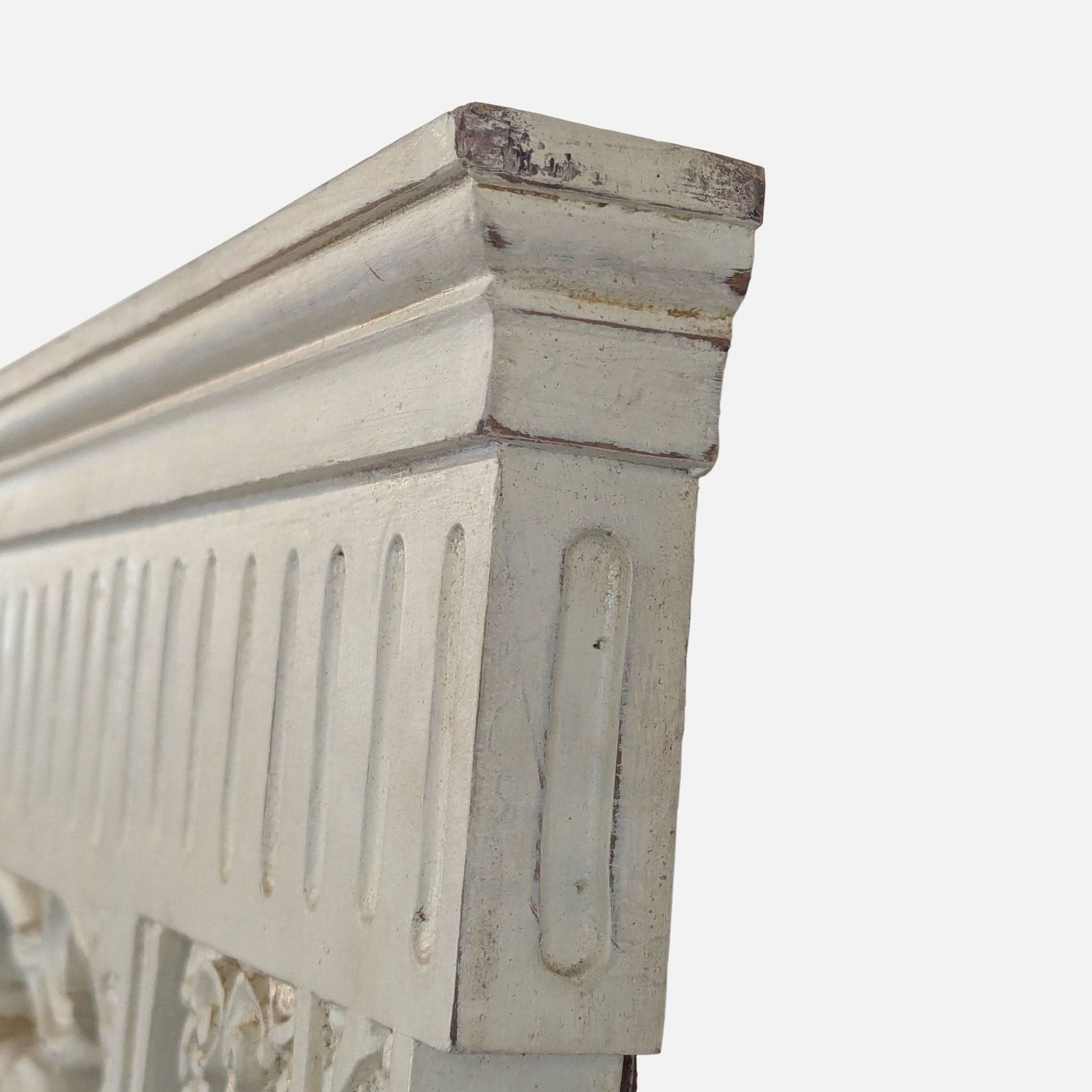 Monumental European Antique Carved Mirror - Thumbnail 2
