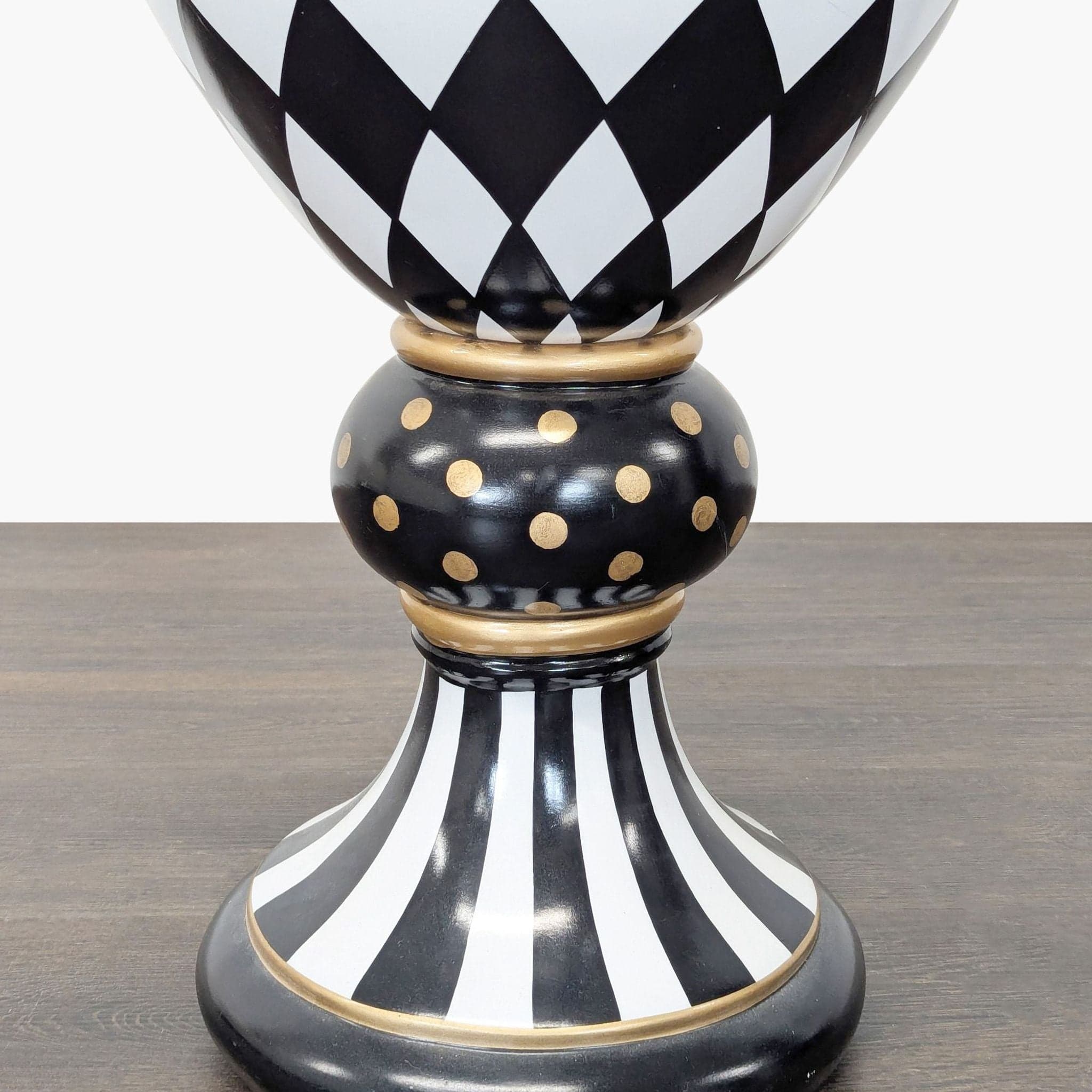 MacKenzie-Childs Pedestal Urn - Thumbnail 2