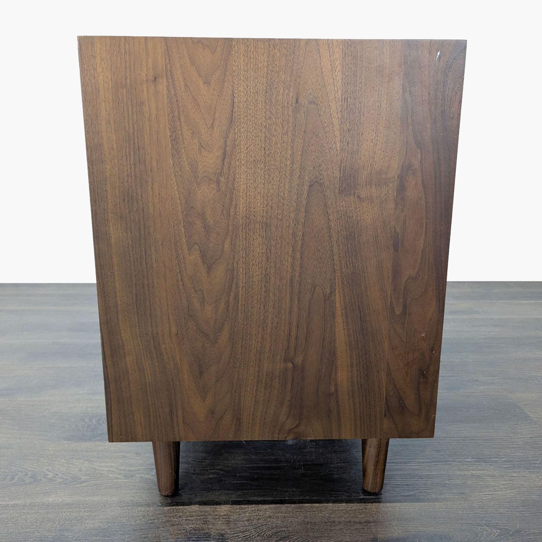 Crate & Barrel Tate Mid-Century Modern Two Drawer Nightstand with Charging Station - Thumbnail 7