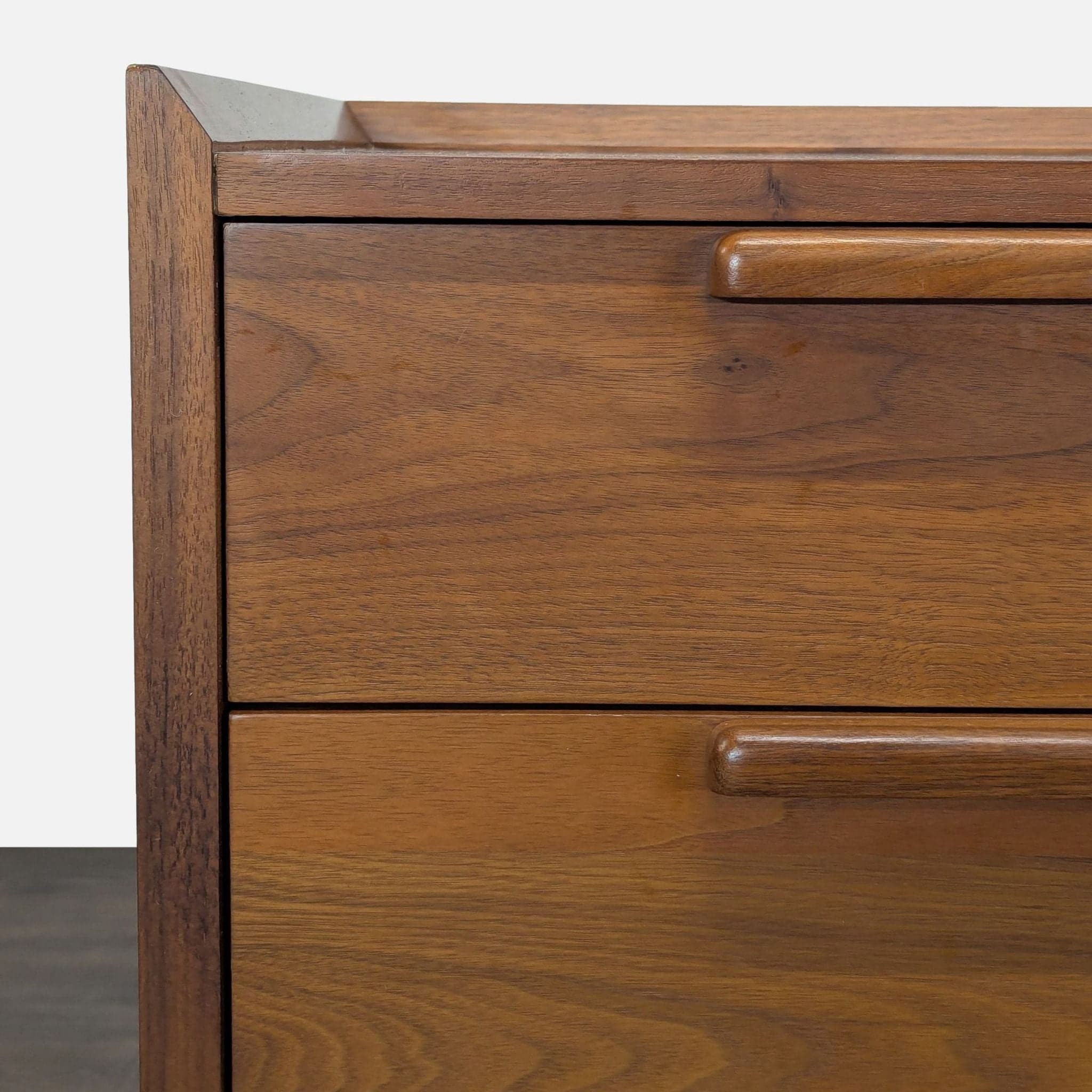 Crate & Barrel Tate Mid-Century Modern 9-Drawer Dresser in Walnut Finish - Thumbnail 5